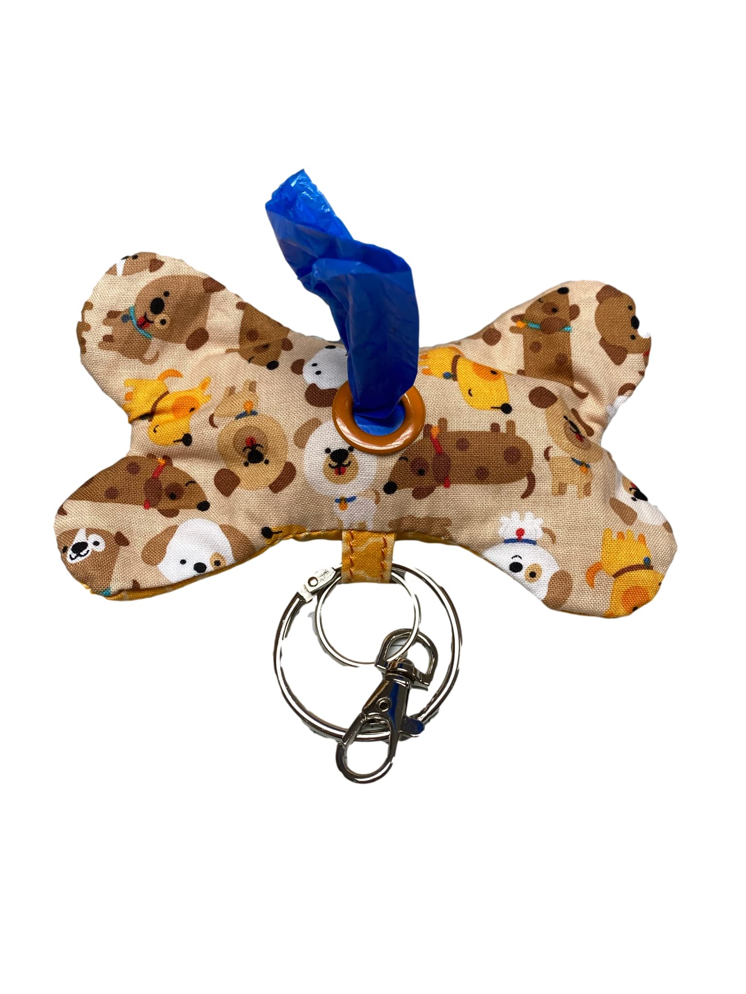 Bone-Shaped Dog Poop Bag Dispenser Holder - Leash Attachment for Pet Walking, Outdoor Potty & Stocking Stuffer | Durable Waste Bag Carrier for Dogs, Perfect for Parks, Hiking & Daily Walks