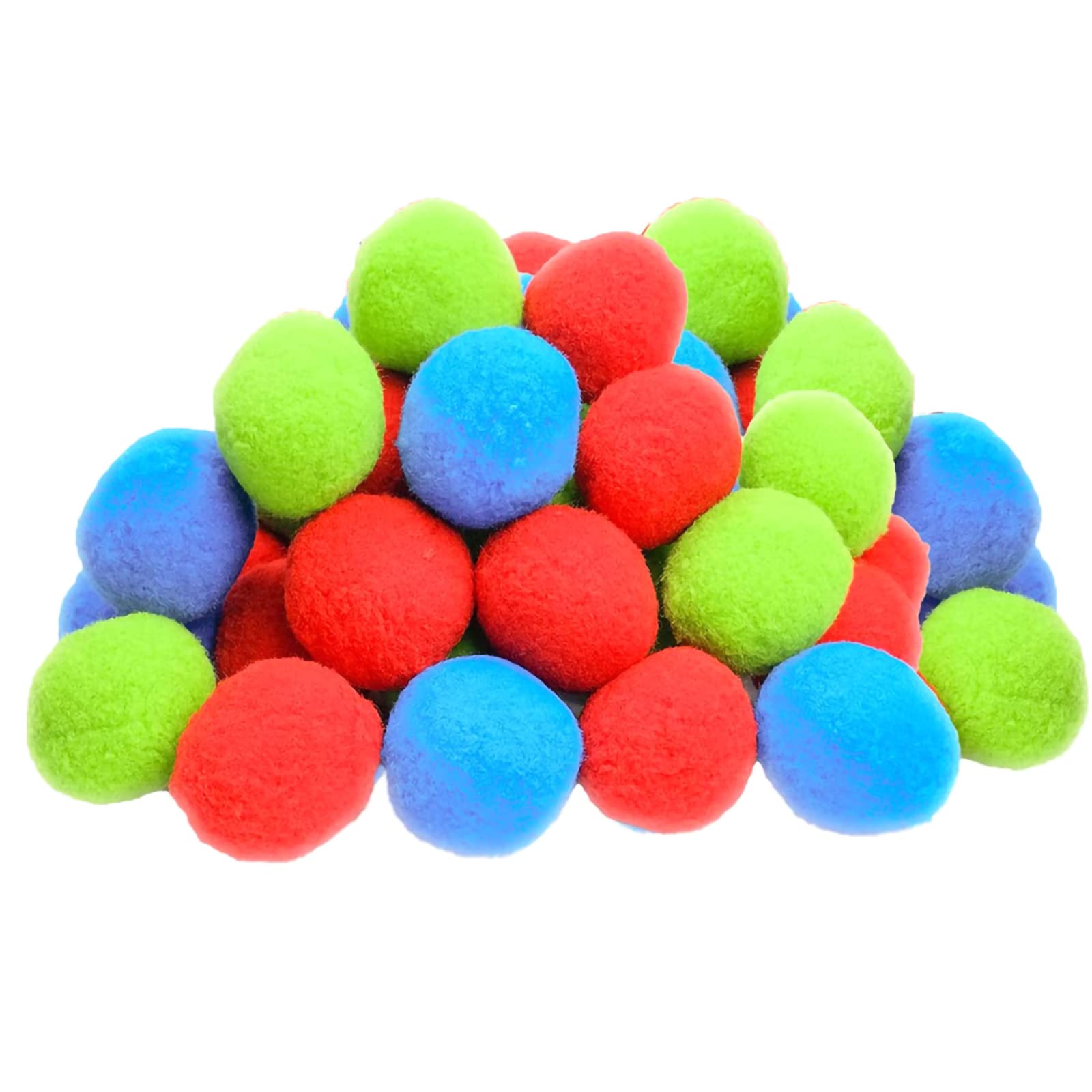 50 Pack Reusable Water Balls - Colorful Sponge Splash Balls for Kids & Adults | Safe Pool Toys, Summer Outdoor Games, Water Party Favors | Perfect for Backyard Fun, Beach Activities, and Birthday Party Supplies