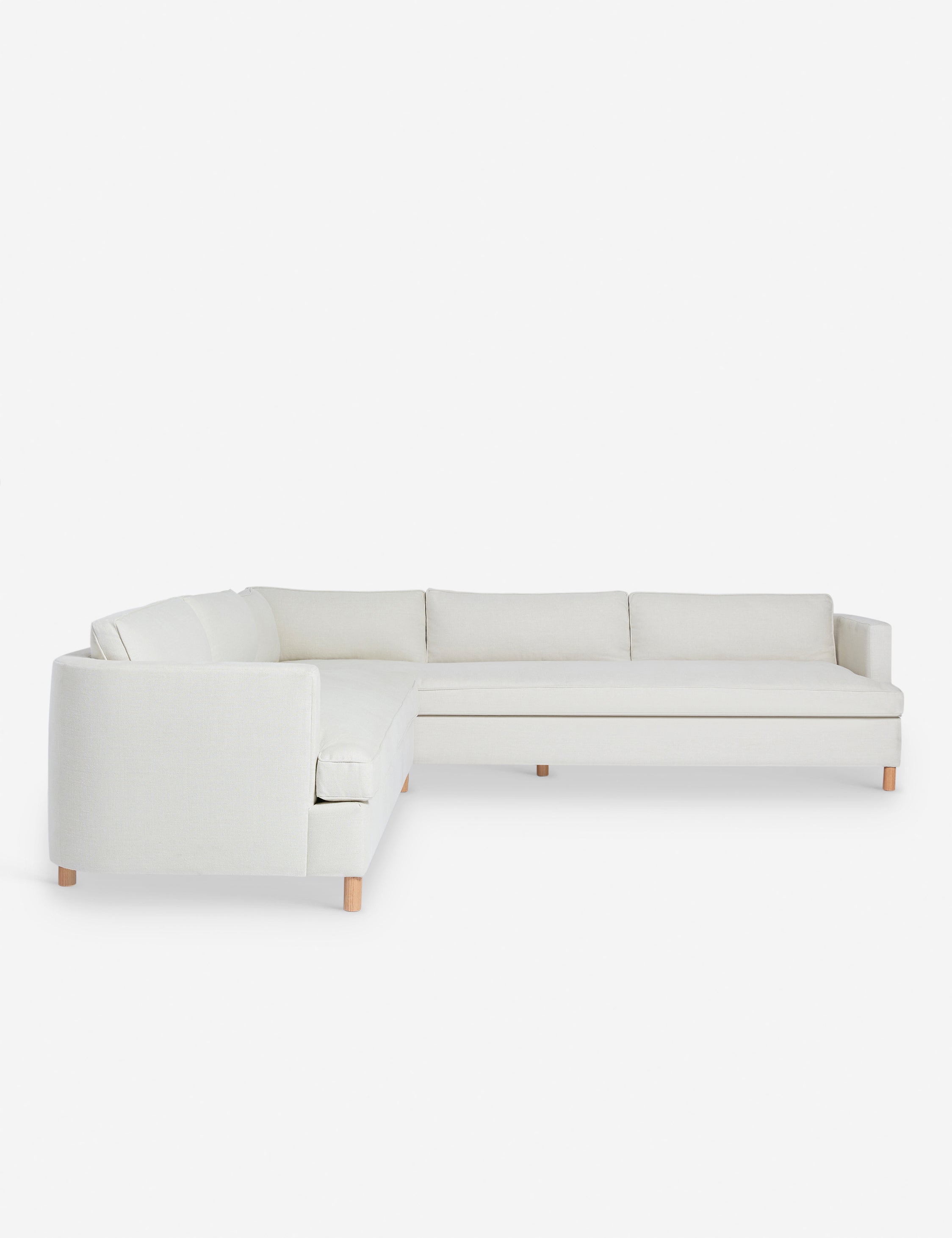 Belmont Corner Sectional Sofa by Ginny Macdonald - Modern L-Shaped Couch for Living Room, Family Room & Lounge Areas