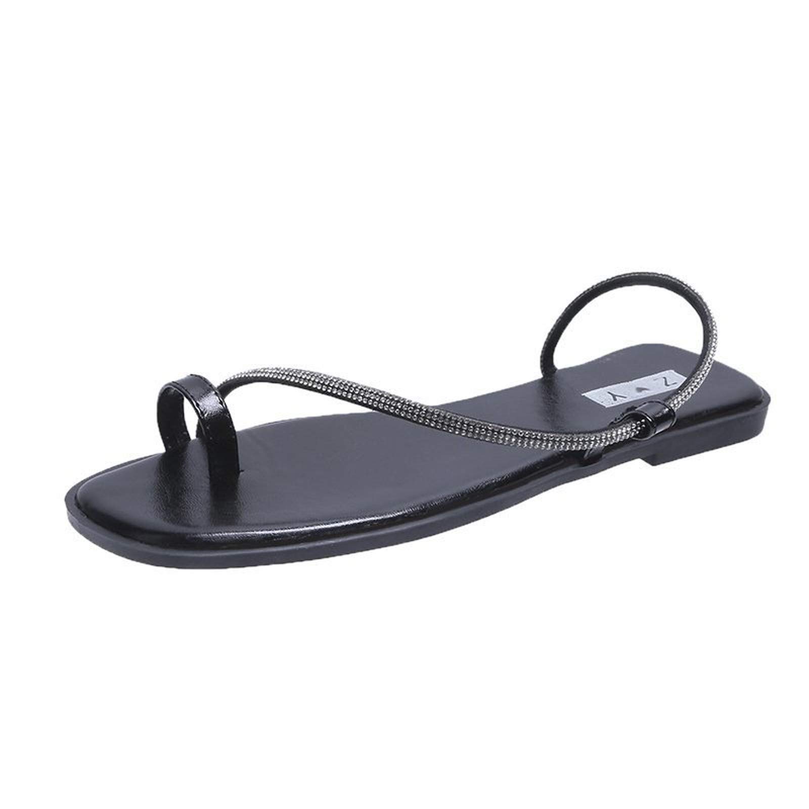 Women's Cheetah Print Sandals - Breathable Casual Outdoor Sandals for Women - Comfortable Leisure Shoes - Black Size 9 - Perfect for Beach, Vacation & Summer Fashion