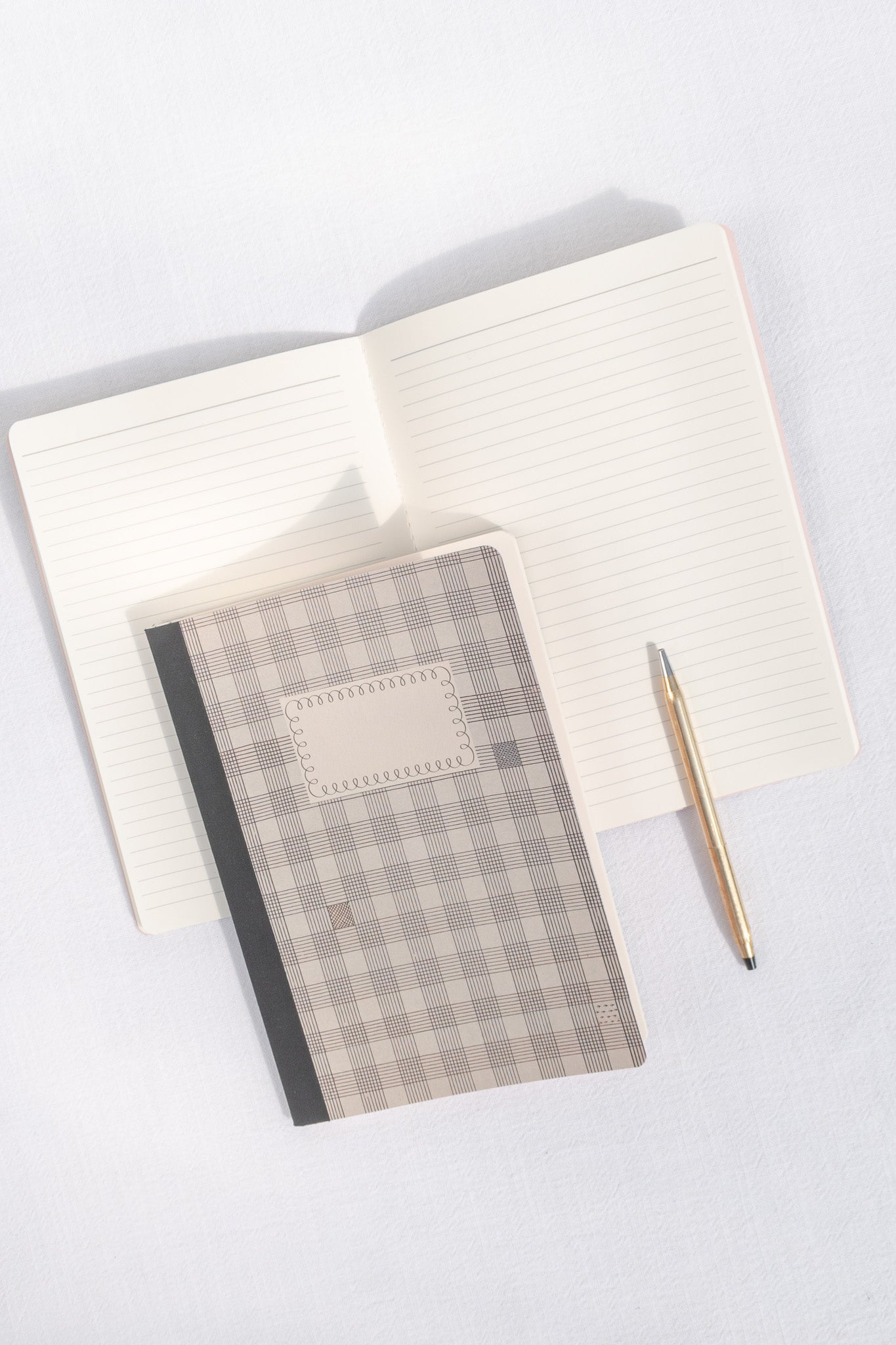 Vintage Weave Composition Notebook - Classic Style College Ruled Journal for School, Office & Creative Writing - Perfect for Note Taking, Journaling & Gift Giving