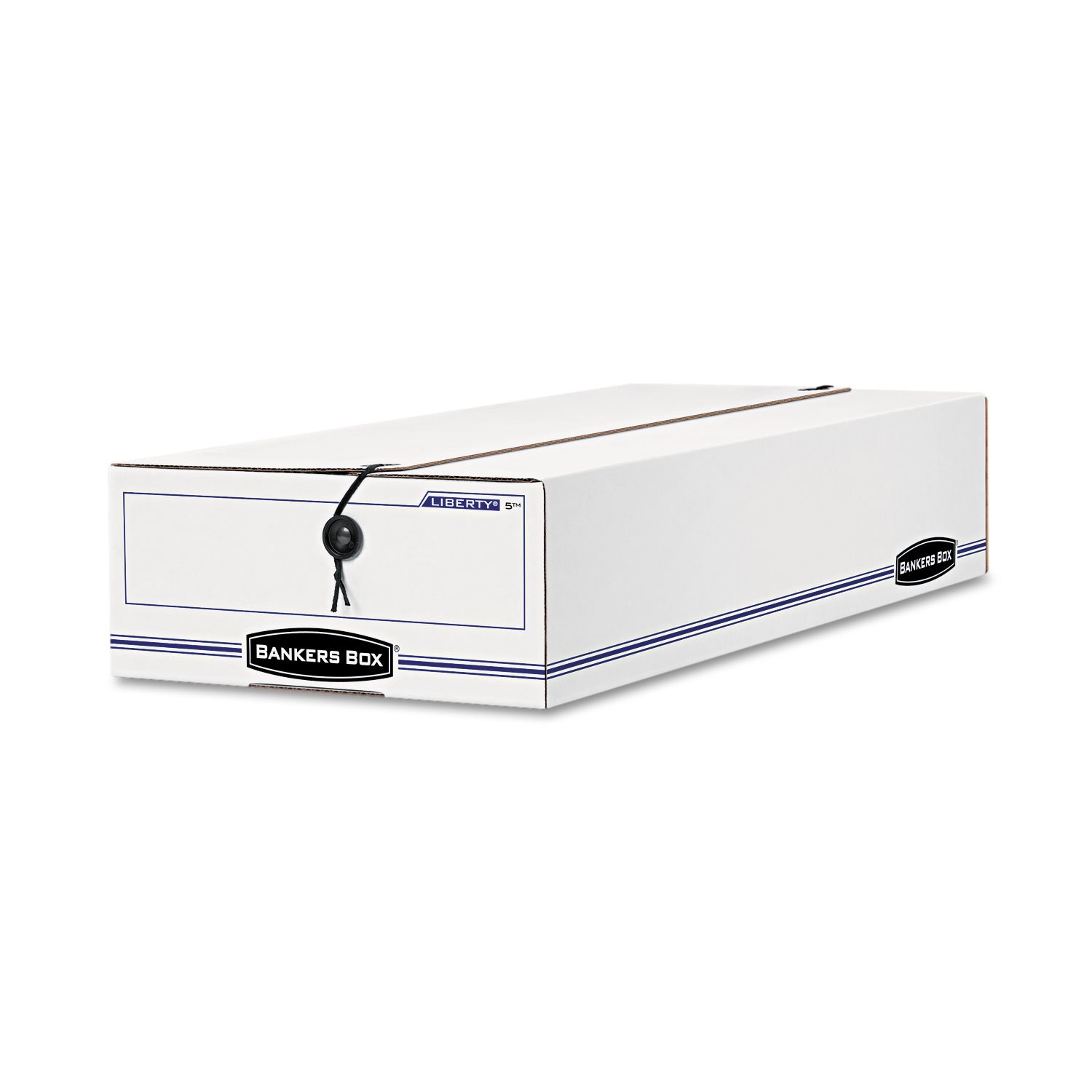 FEL00005 - LIBERTY Check and Voucher Storage Box - Secure Organizer for Financial Documents, Bills, Receipts - Perfect for Home Office, Bank, or Business Use
