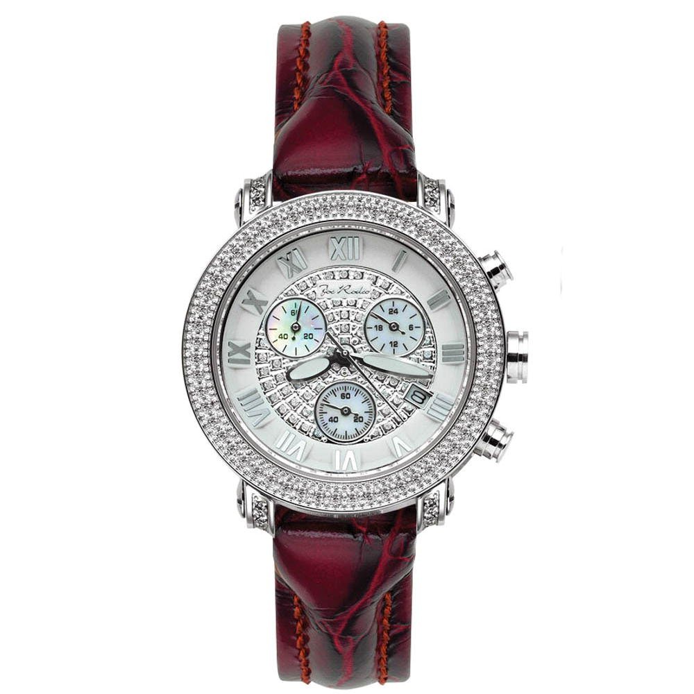 Joe Rodeo Unisex Diamond Watch - Genuine 0.6ctw to 0.75ctw Diamonds, 36mm Stainless Steel Case, Luxury Fashion Timepiece for Men & Women | Perfect for Gifts, Weddings, Parties & Special Occasions