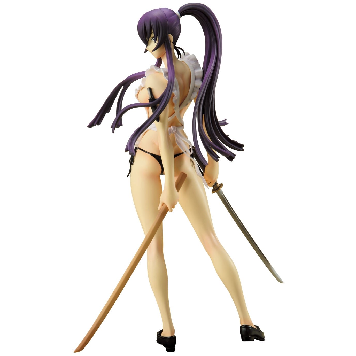 High School of the Dead: Saeko Busujima 1/8 Scale PVC Anime Figure - Chara-Ani Official Collectible | Perfect for Anime Fans, Display Shelves, and Otaku Collections