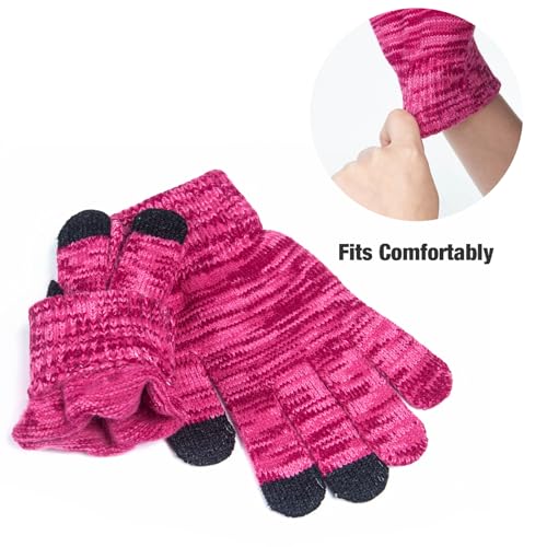 Cozy Fleece Lined Cable Knit Beanie Hat, Scarf & Gloves Set for Women & Men - Winter Warm Accessories for Skiing, Snowboarding & Outdoor Activities