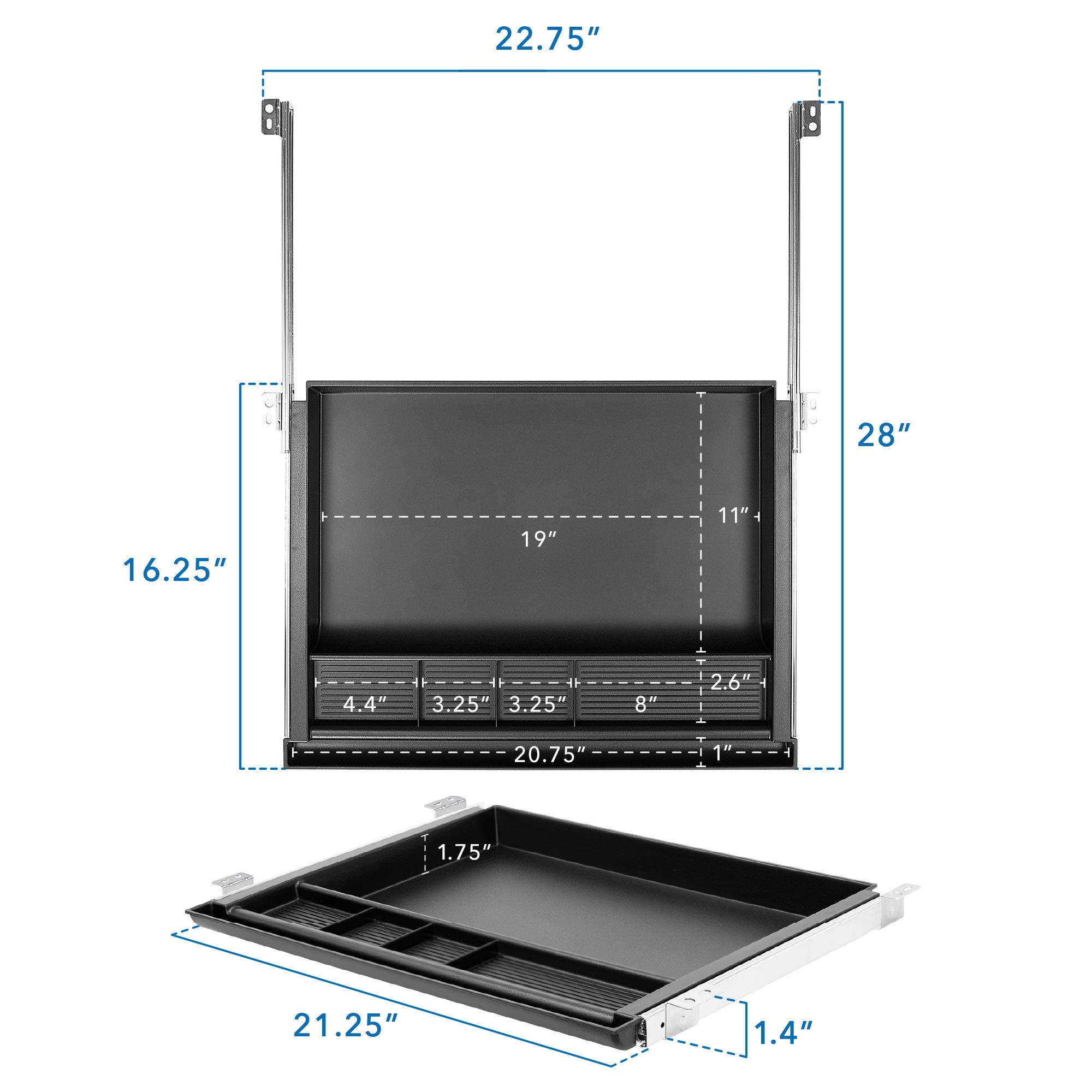 MOUNT-IT! Extra Wide 21.25