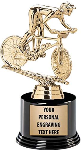 Custom Engraved Mountain Bike Trophies - 7.25