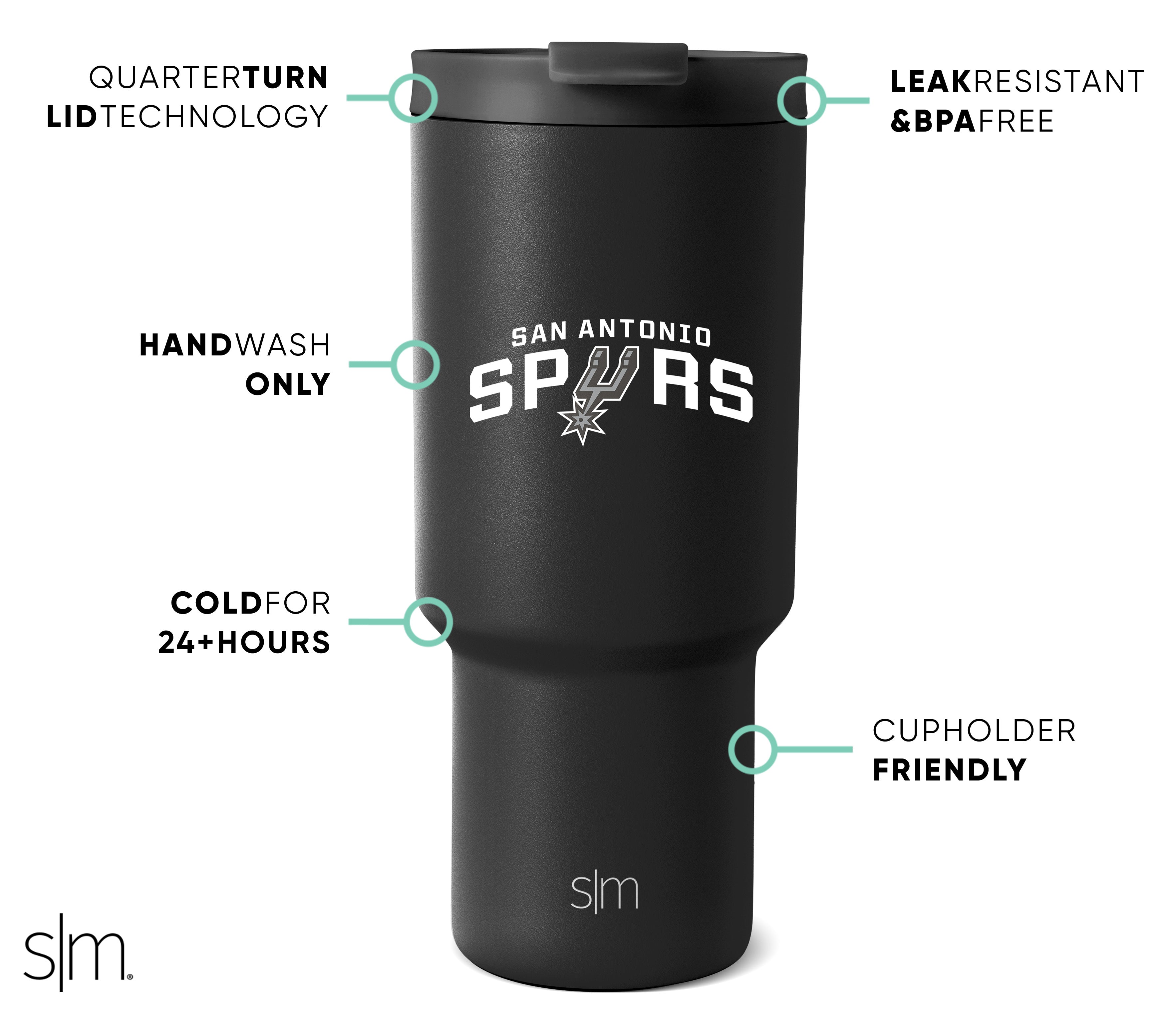 NBA Trek Stainless Steel Tumbler with Flip Lid - 20oz Insulated Travel Mug for Hot & Cold Drinks - Perfect for Basketball Fans, Gym, Office & Outdoor Adventures
