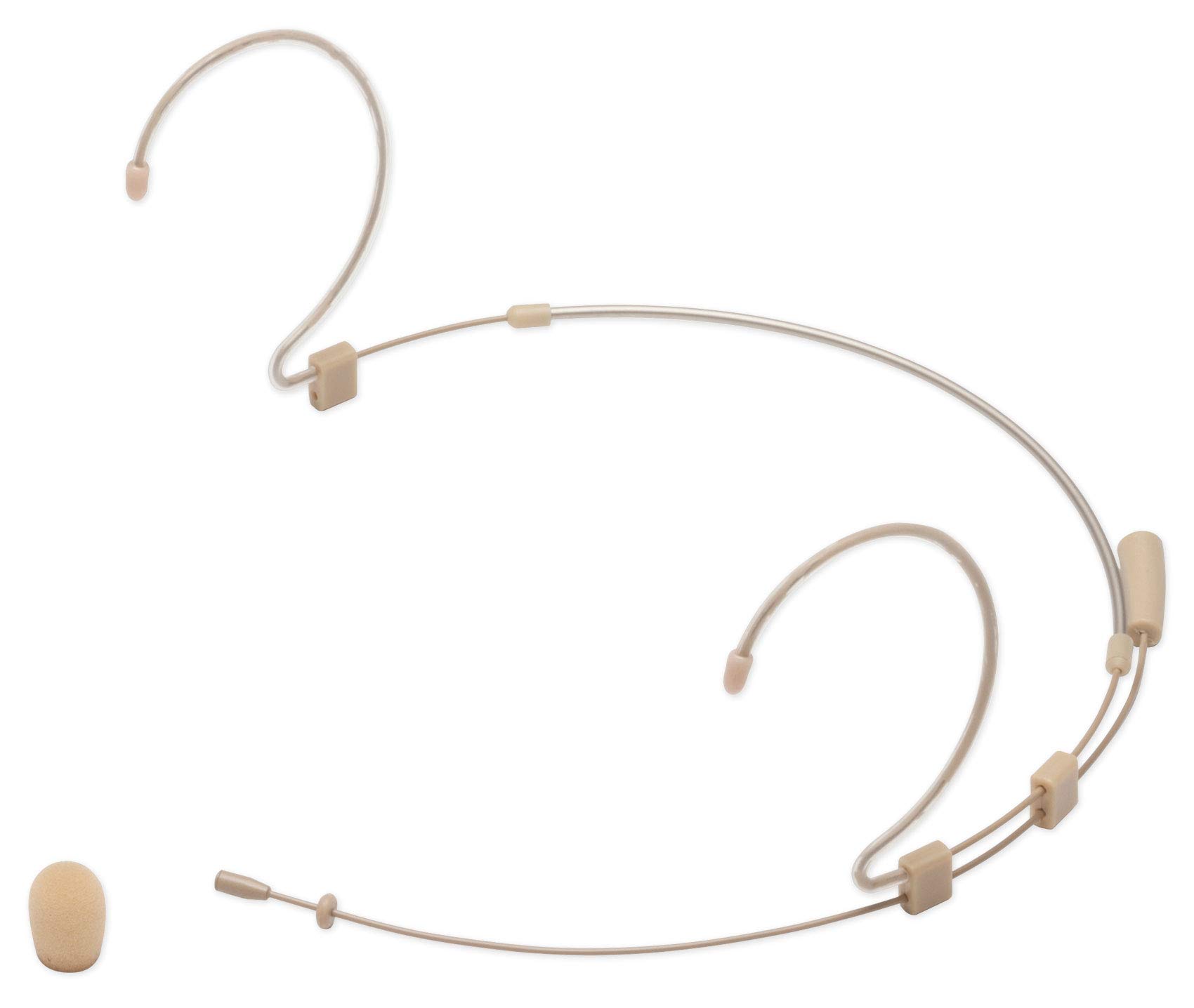 Samson DE50X Professional Headset Microphone with 4 Adapters, 2.5mm Capsule, Clip & Windscreens - Ideal for Podcasting, Gaming, Live Streaming & Broadcast Use