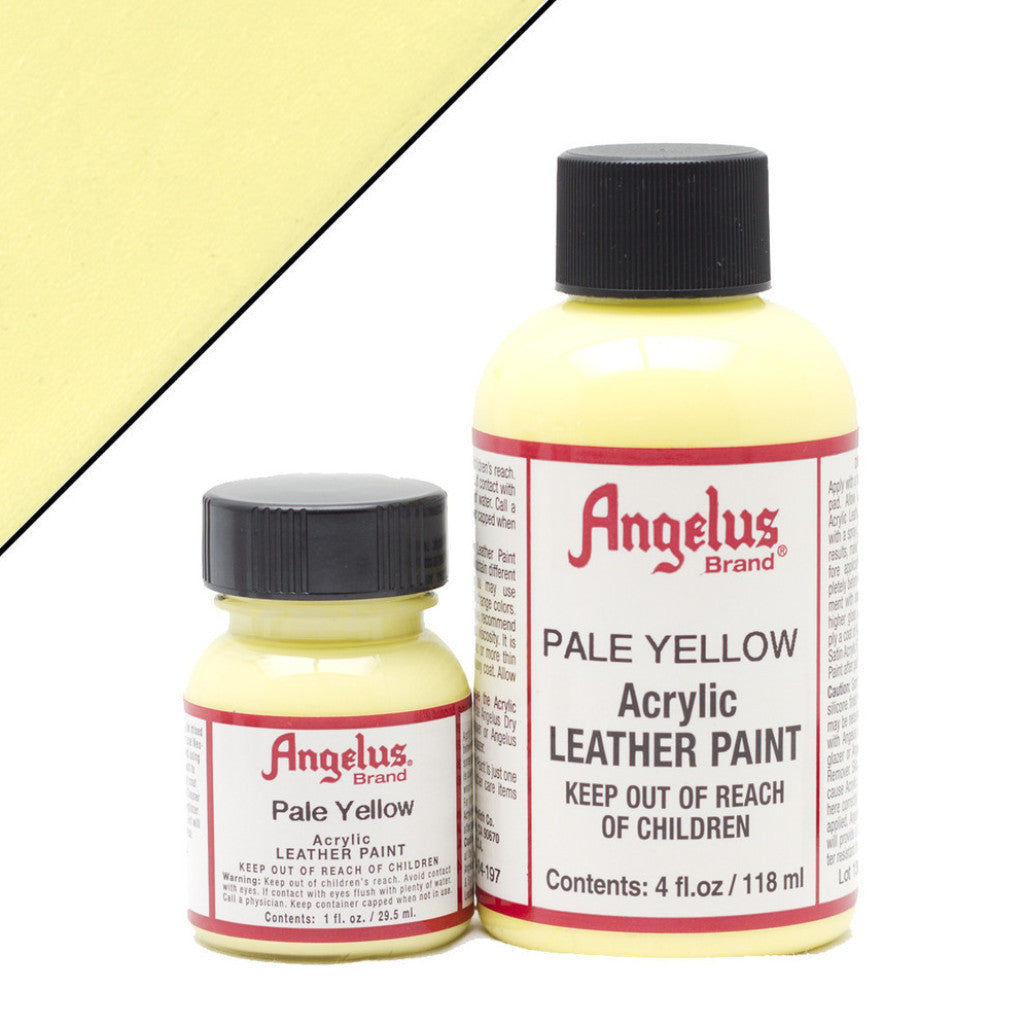 ANGELUS Acrylic Leather Paint - 4 fl oz Bottle for Leather Shoes, Bags & Jackets - Premium Waterproof Leather Dye for DIY Craft & Repair Projects