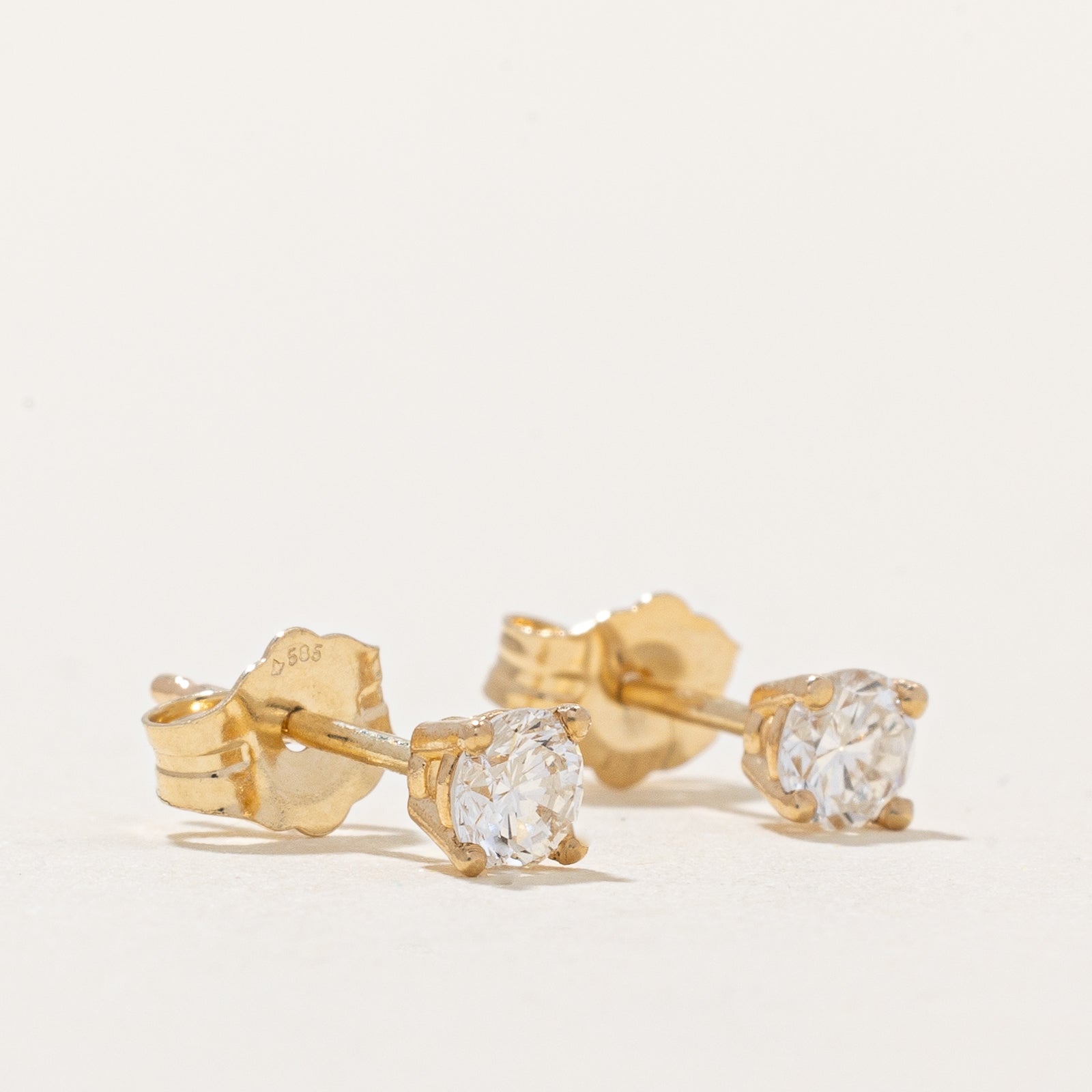 100 Ways Diamond Stud Earrings | 0.32ctw Round Cut Solitaire Earrings for Women | Perfect for Weddings, Anniversaries & Everyday Elegance