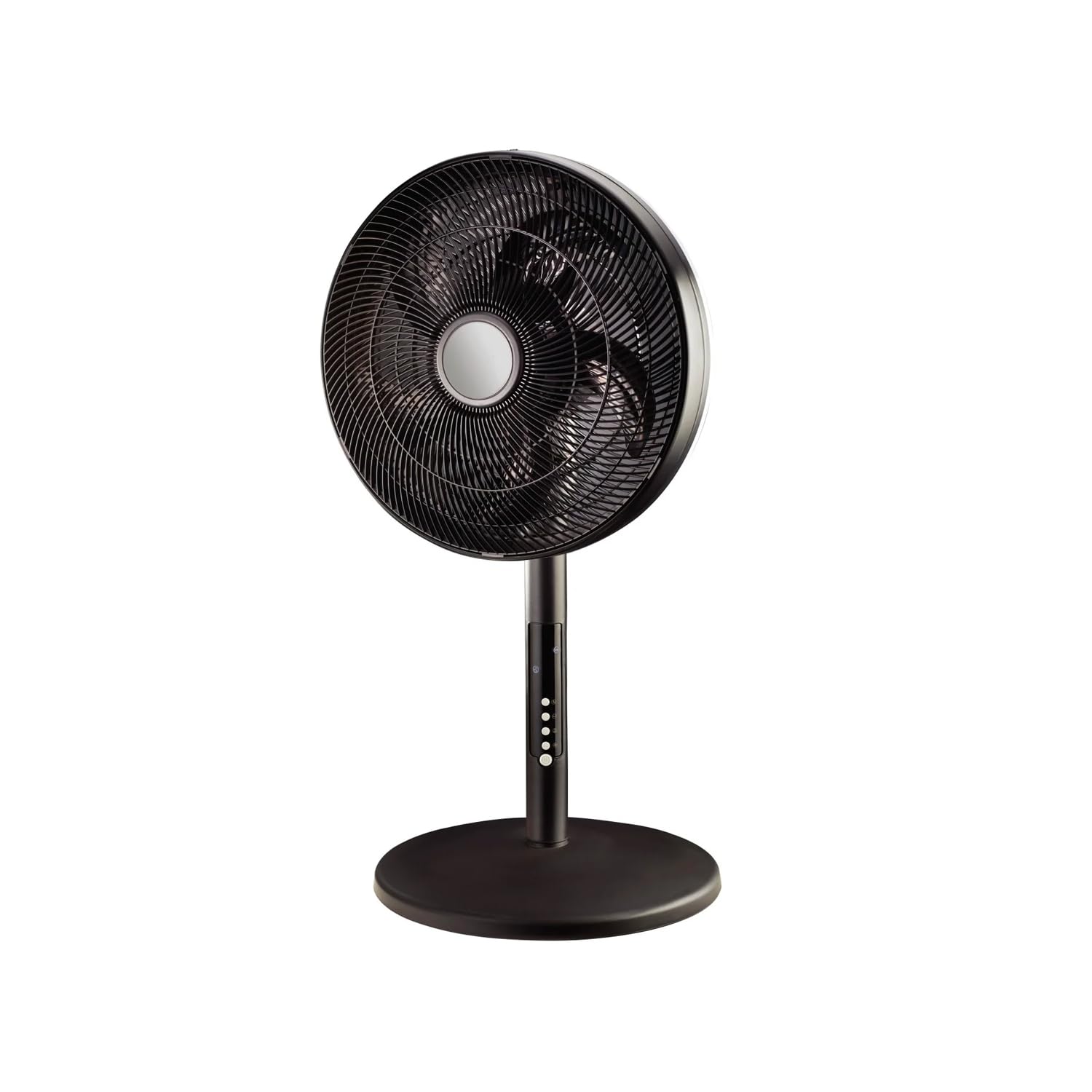 Wintem NUUK Tower Fan with Timer, Remote Control & LED Lights - Modern Design, Powerful Airflow, 4 Speeds, 70W, Black - Perfect for Bedroom, Office, and Living Room Cooling