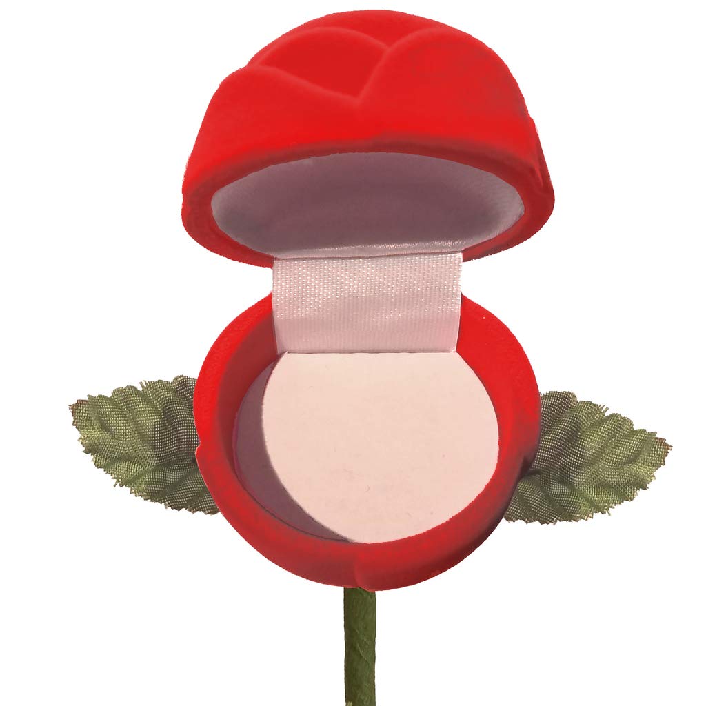 Luxury Red Velvet Long Stem Rose Gift Box with Elegant Presentation - Perfect for Anniversaries, Valentine's Day & Romantic Surprises