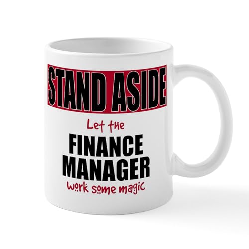 White - Finance Manager Mugs