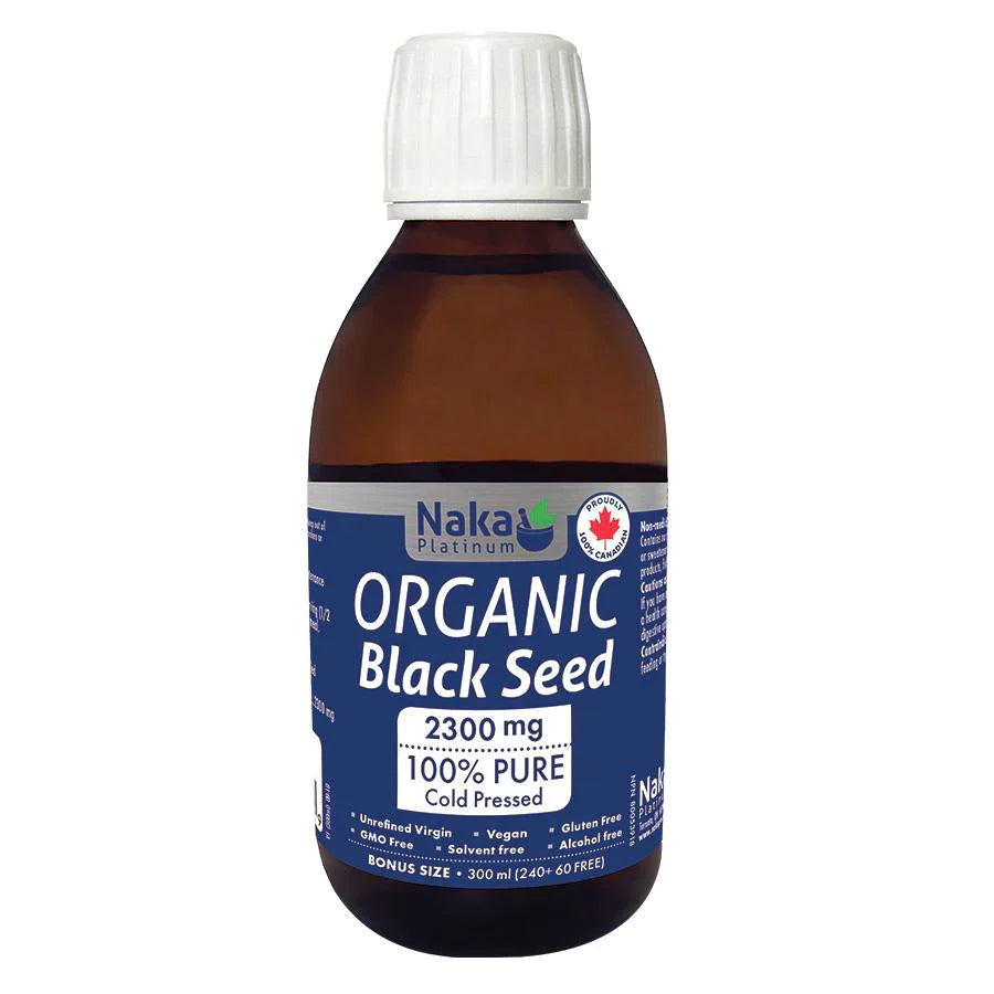 Organic Black Seed Oil Liquid - Cold Pressed, 100% Pure Nigella Sativa Oil for Hair, Skin & Immune Support - Perfect for Cooking, Supplements & DIY Beauty