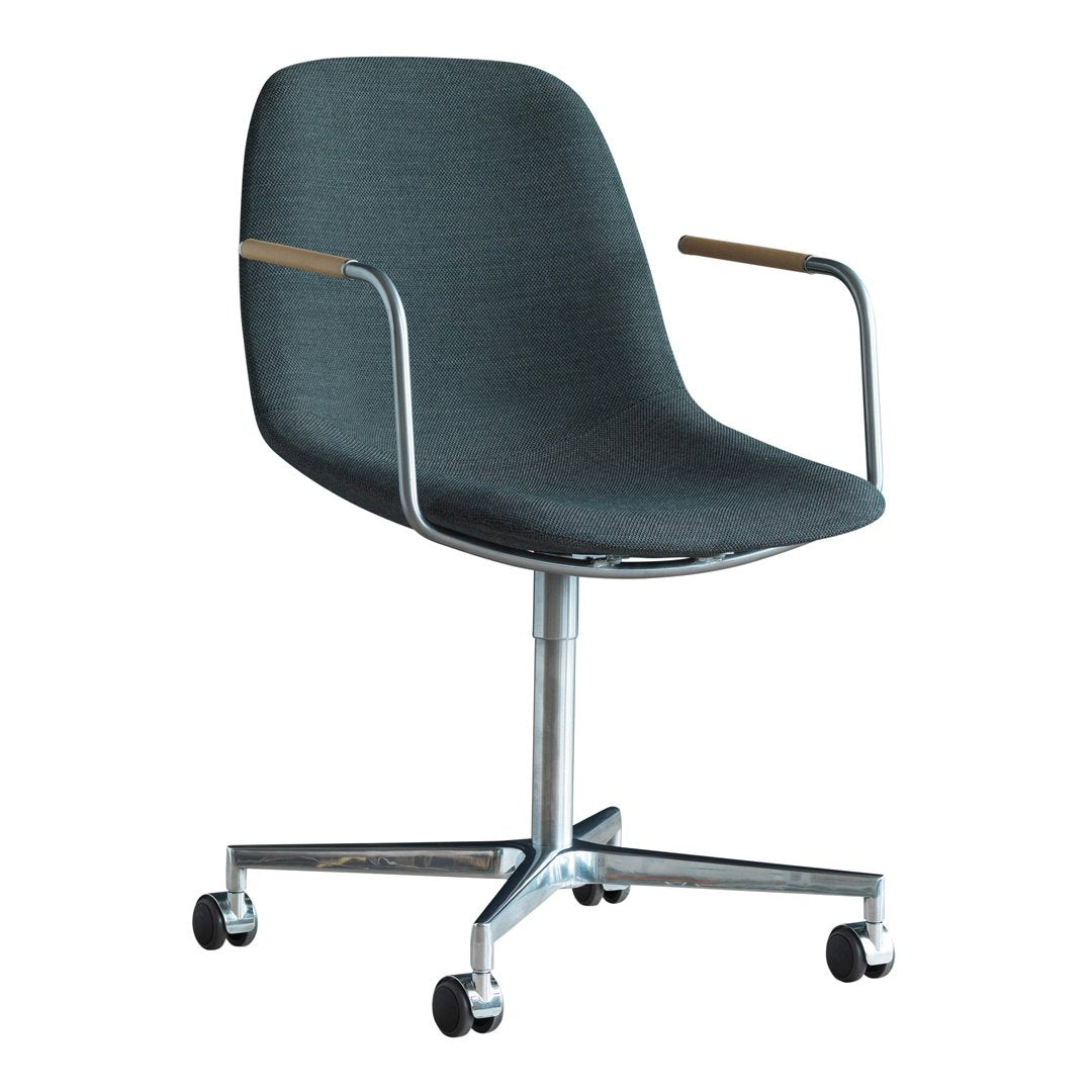 Erik Jorgensen Swivel Armchair with 4-Star Base & Casters - Modern Office Chair for Home & Workspace