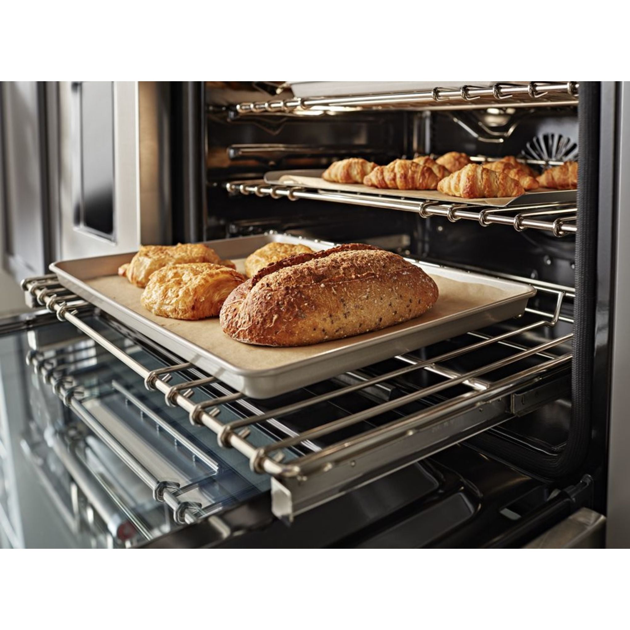 KitchenAid 5.8 cu.ft Gas Range with 5 Burners - Stainless Steel (KFGC558JSS) | Professional Cooking Appliance for Home Chefs | Perfect for Baking, Roasting & Family Meals