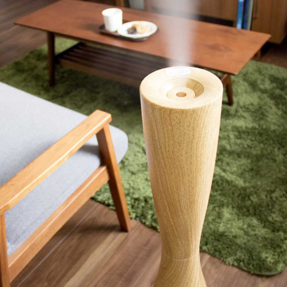 Micro Mist Tower Humidifier & Essential Oil Diffuser for Home, Office, Bedroom - Ultrasonic Cool Mist Air Freshener with Aromatherapy Function