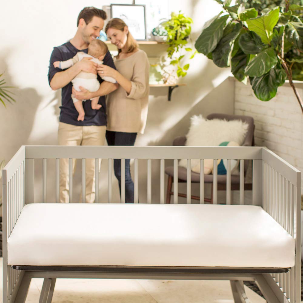 Naturepedic Organic Baby Crib Mattress - Classic 150 Coil 2-Stage Waterproof Mattress for Infants & Toddlers | Non-Toxic, Hypoallergenic | Perfect for Nursery, Daycare & Travel Cribs