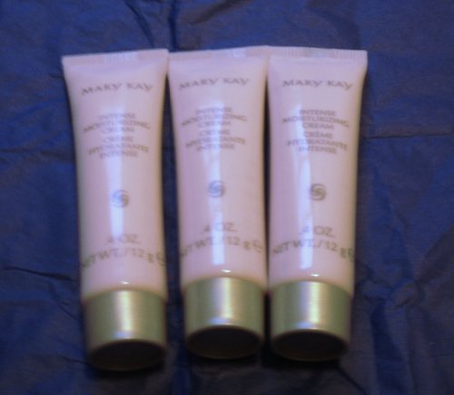 Mary Kay 3-Piece Travel Size Intense Moisturizing Cream Set for Dry Skin - Perfect for On-The-Go Hydration, Airplane Travel & Handbag Essentials