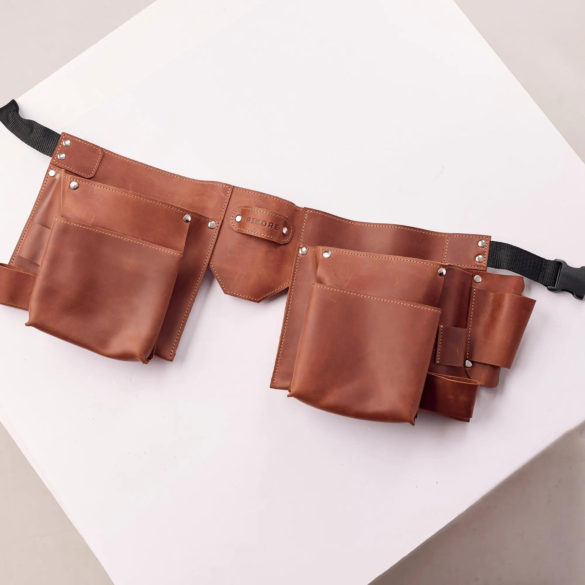 Heavy Duty Tool Belt Holster for Carpenters & Construction Workers - Adjustable & Durable Work Belt Holder for Hammers, Drills & Tools - Perfect for DIY Projects & Professional Job Sites