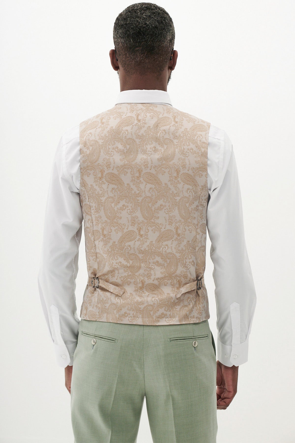 FINLEY Moss Green Single Breasted Waistcoat Vest for Men - Formal & Casual Wear - Perfect for Weddings, Office & Special Occasions