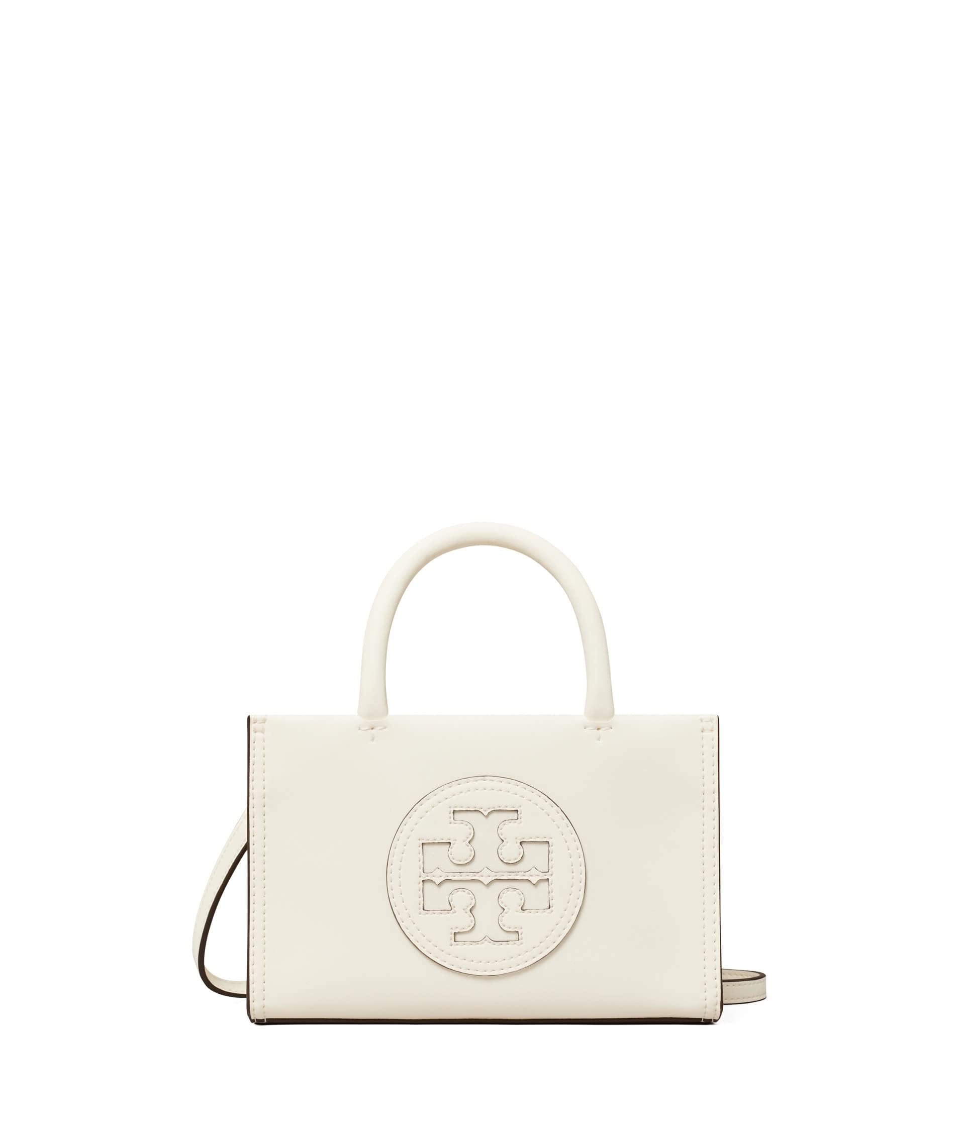 Tory Burch Women's Ella Bio Mini Tote Bag - Vegan Leather Crossbody Purse for Everyday Use | Perfect for Work, Travel & Casual Outings