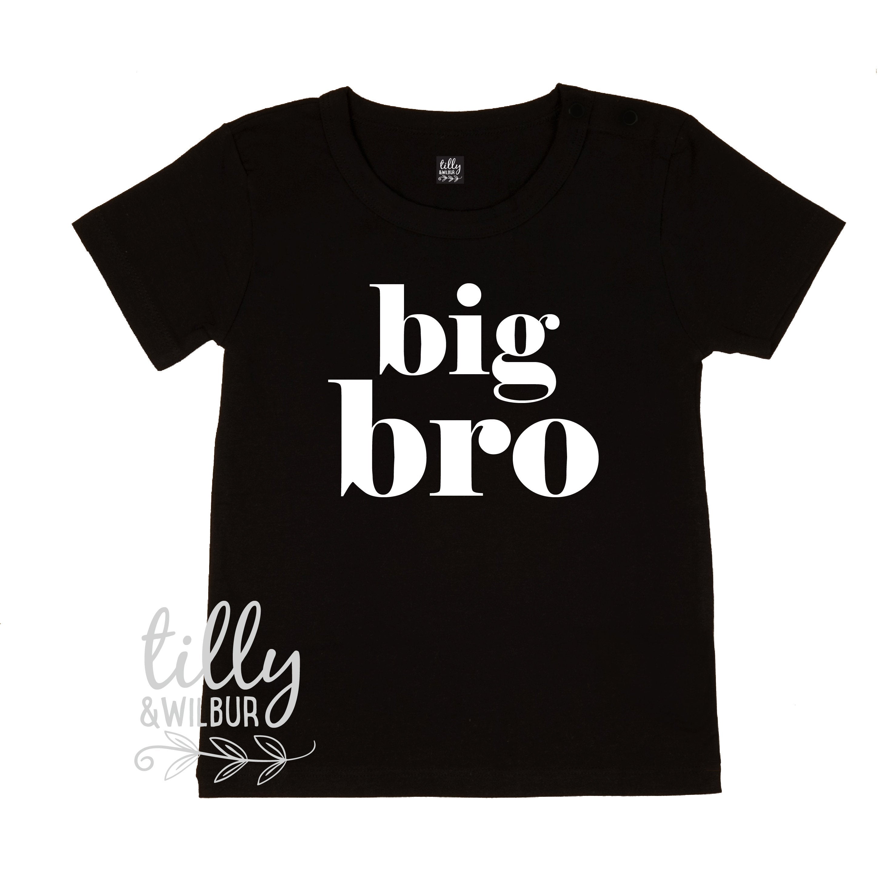Big Bro T-Shirt - Funny Big Brother Gift for Men - 83166 - Perfect for Birthdays, Siblings Day & Family Events