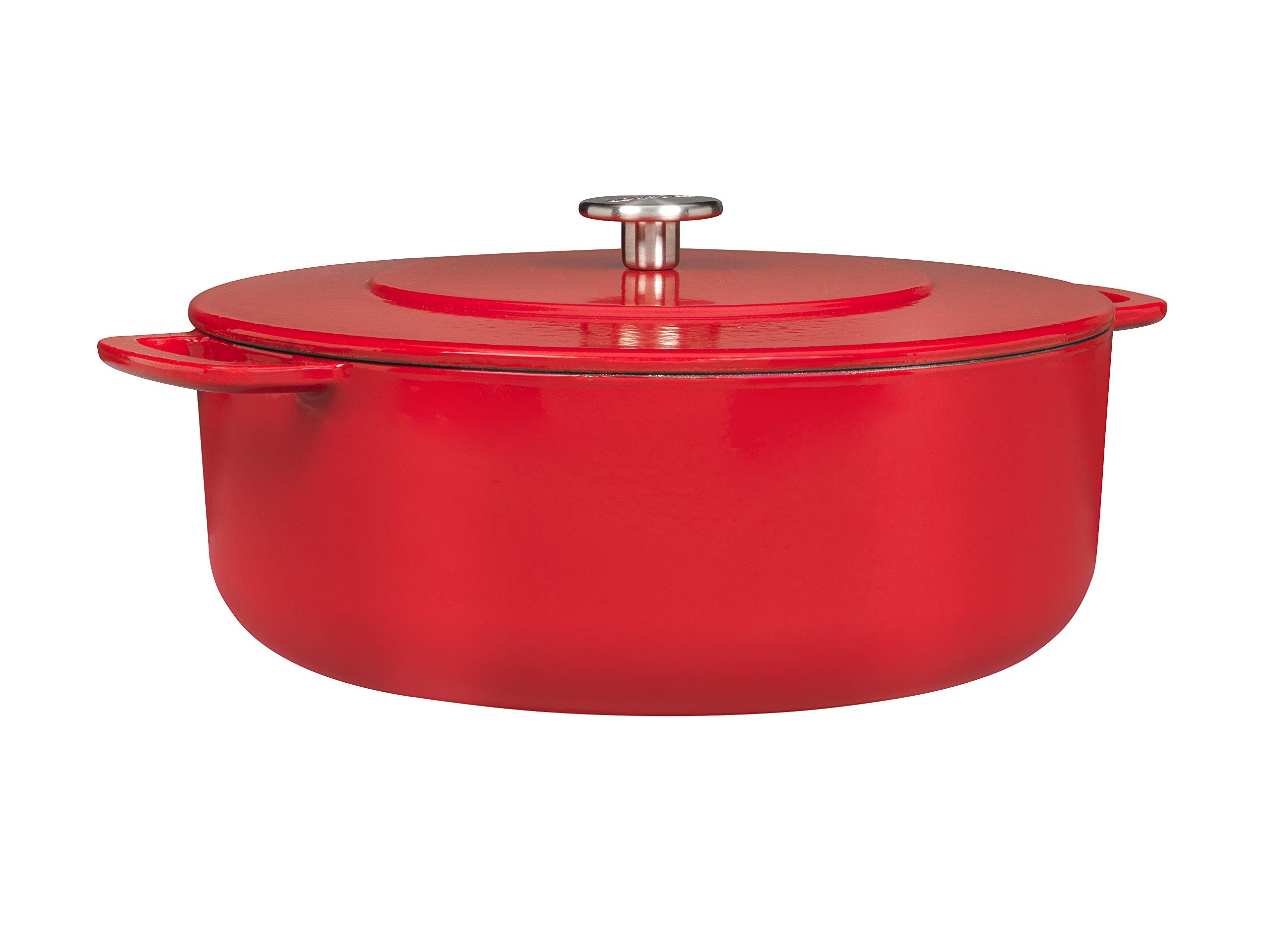 Premium Sous-Chef Dutch Oven - 6.5 Quart Enameled Cast Iron Pot with Lid - Perfect for Braising, Baking & Slow Cooking - Ideal for Soups, Stews & Bread Making in Oven or Stovetop