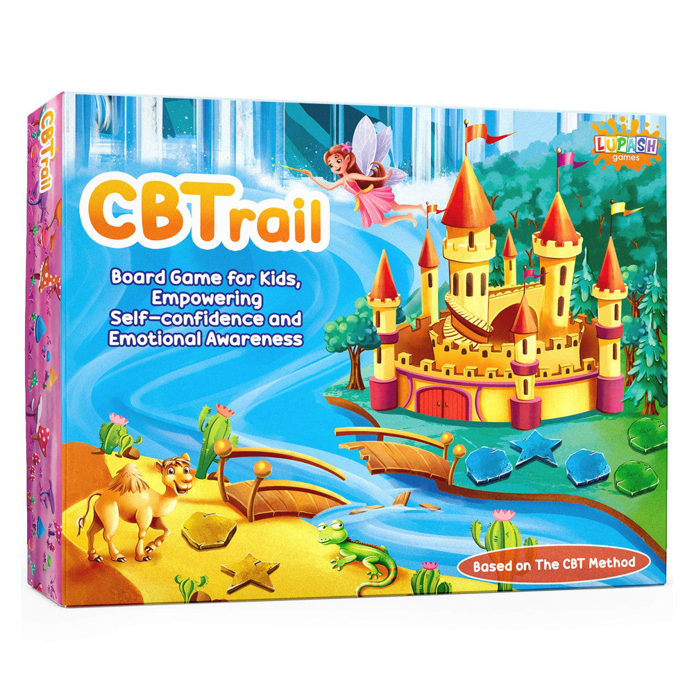 CBTrail Therapy Board Game by Lupash Games - Educational & Fun Learning Game for Kids Ages 7+ | Perfect for Family Game Night & Cognitive Development Activities
