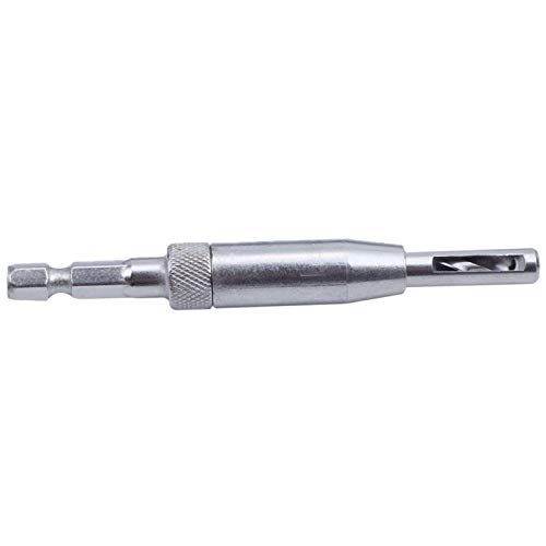 HSS Self-Centering Drill Bits 4Pcs for Hinges & Drawers - Silver