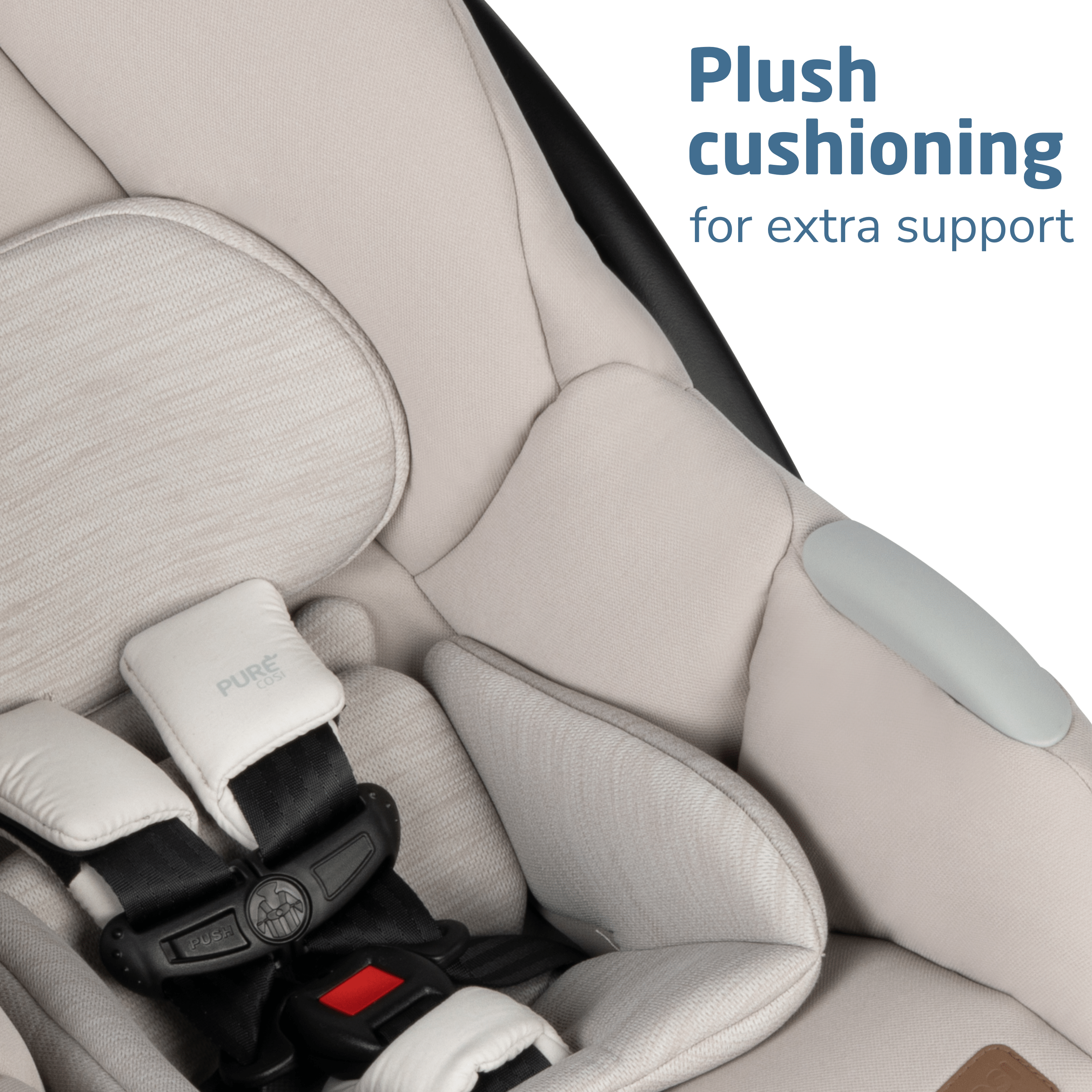 Maxi Cosi Mico Luxe Infant Car Seat with Vegan Leather Grip - Premium Baby Safety for Newborns | Perfect for Travel, Shopping & Daily Commutes