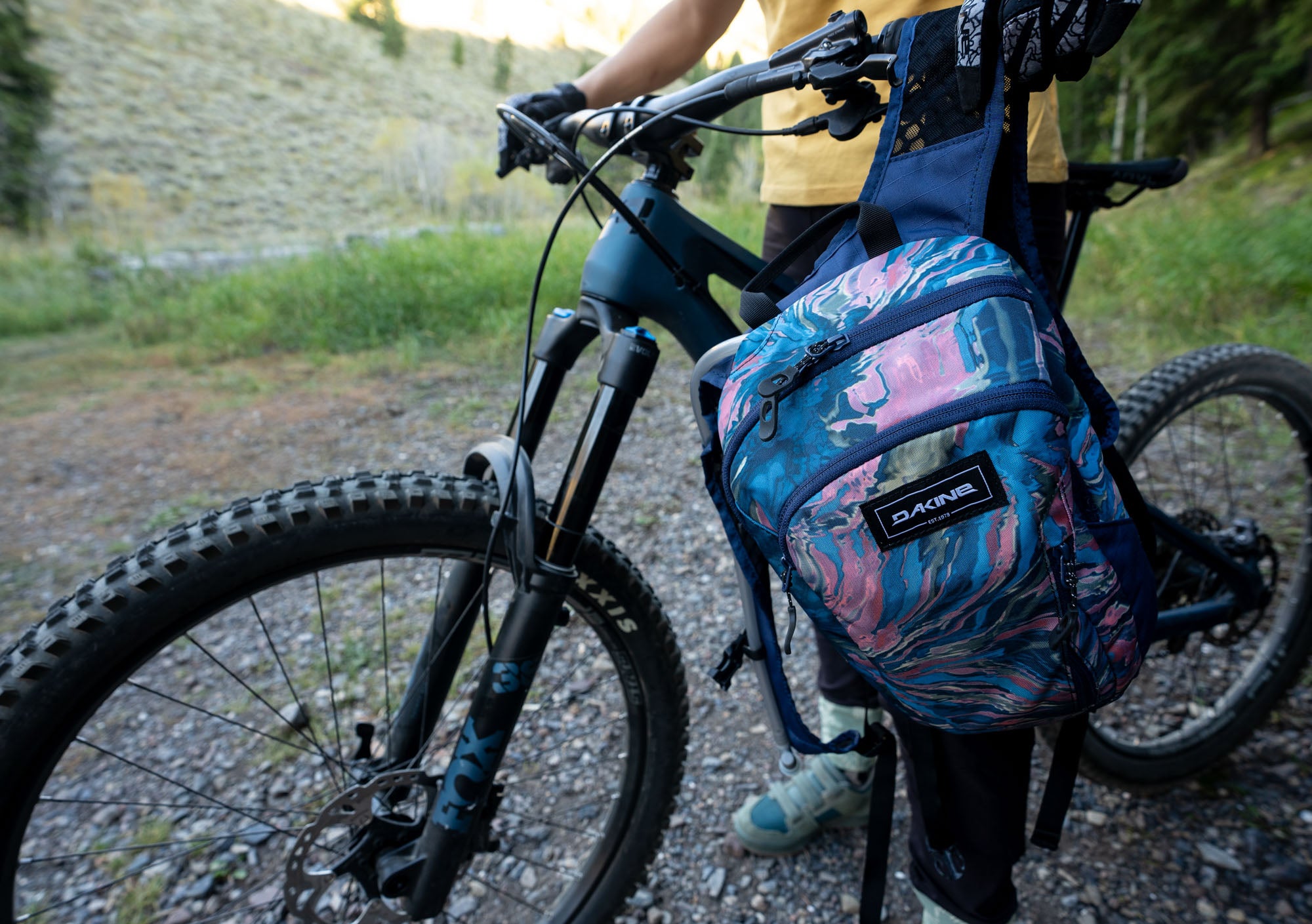 Women's Watercolor Shuttle Backpack 6L - Lightweight Travel Backpack for Commuting, Gym, Hiking & Outdoor Activities
