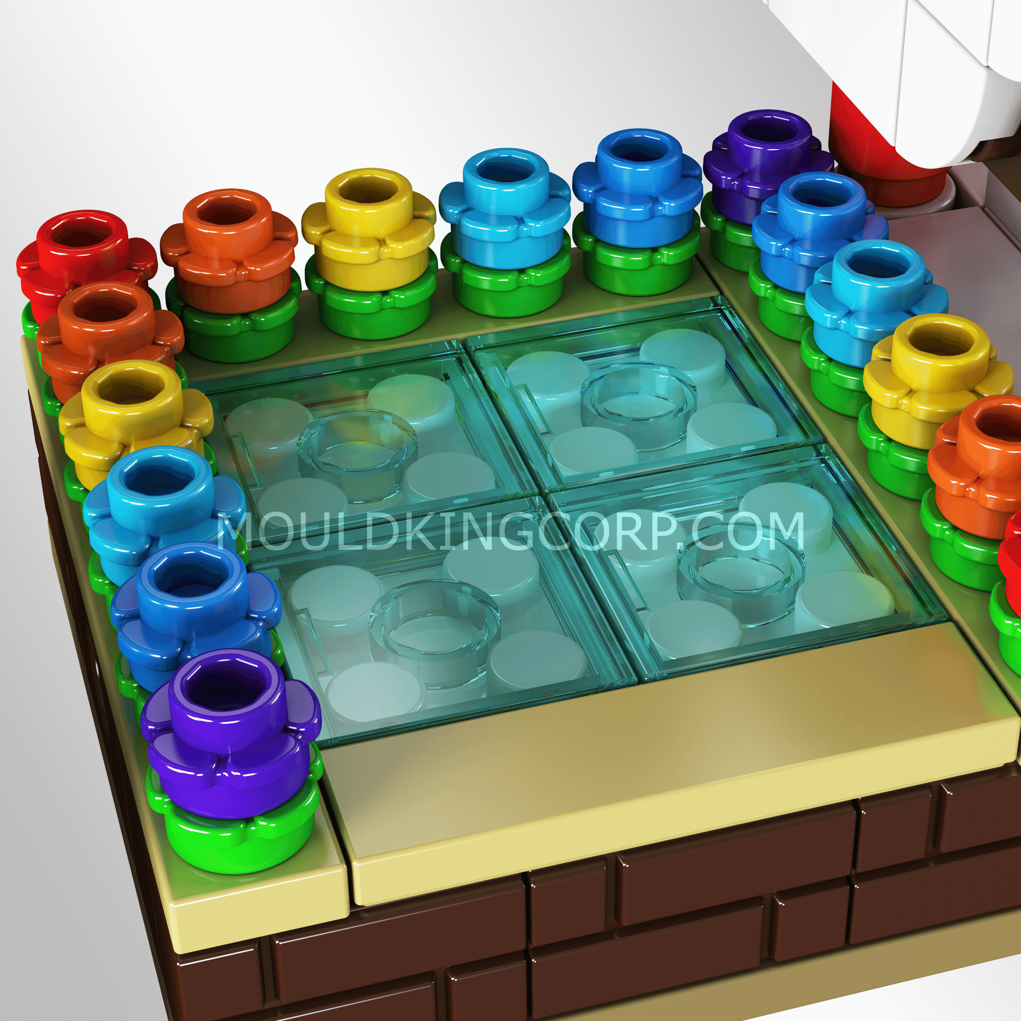 Mould King 24034 Coffee Shop & Newsstand Modular Building Set - 265 PCS Brick Construction Toy for Adults & Kids - Perfect for Home Decoration, Gift, and Creative Play
