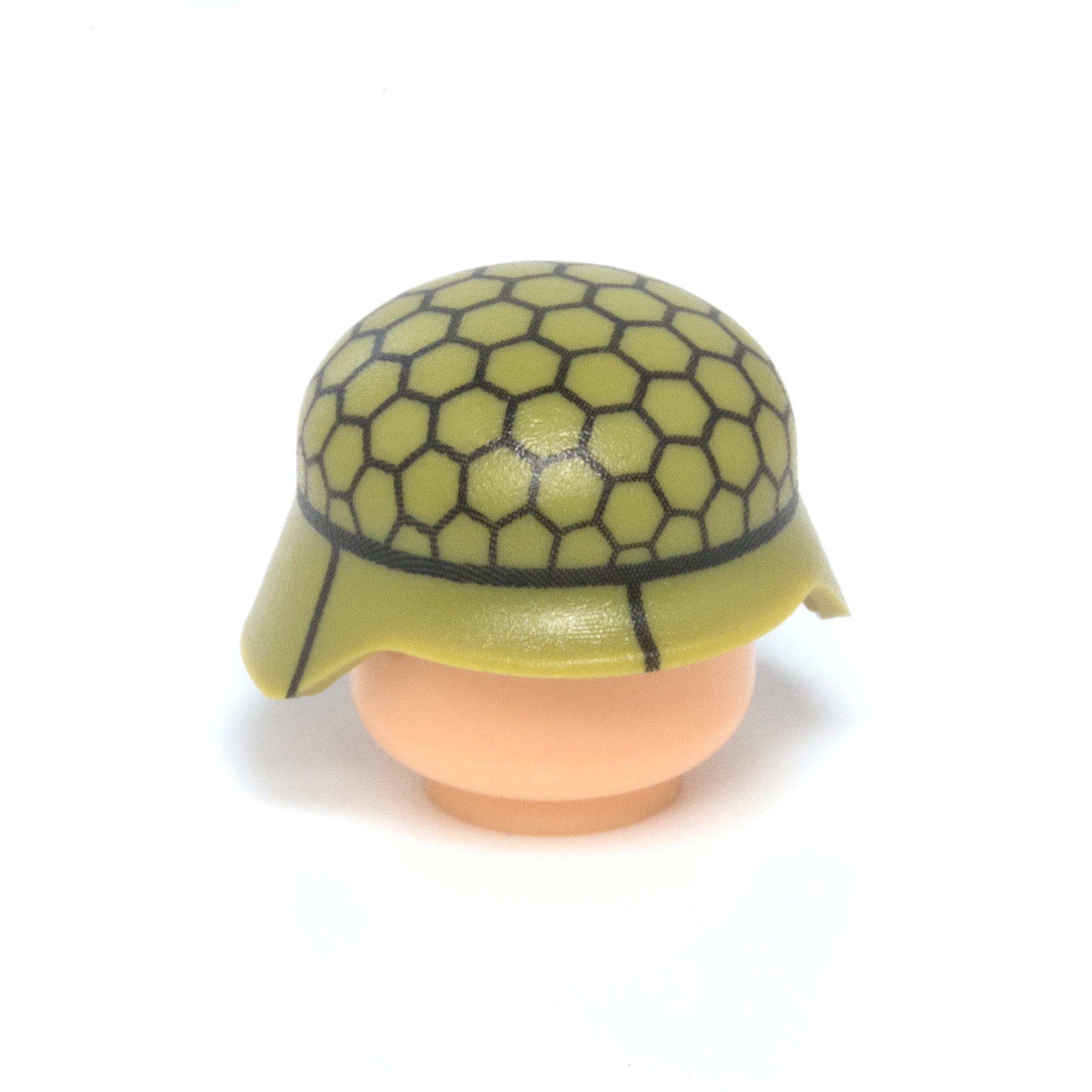 Half Basket Stahlhelm Olive Green - Military Style Helmet for Airsoft, Cosplay & WW2 Reenactment