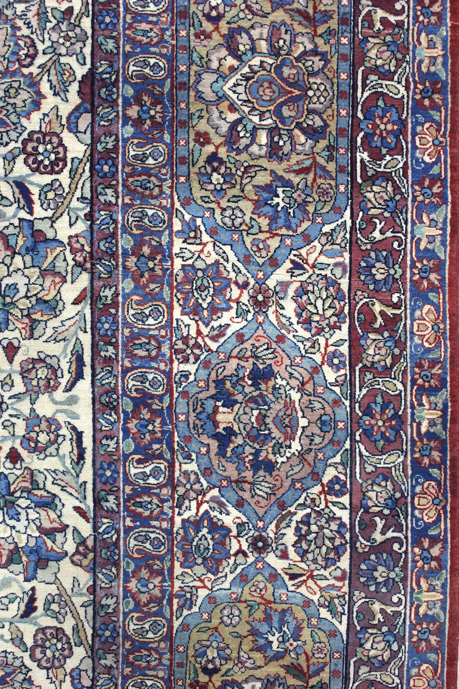 Handwoven Antique Yezd Traditional Persian Rug JF8660 - Perfect for Living Room, Bedroom & Home Decor
