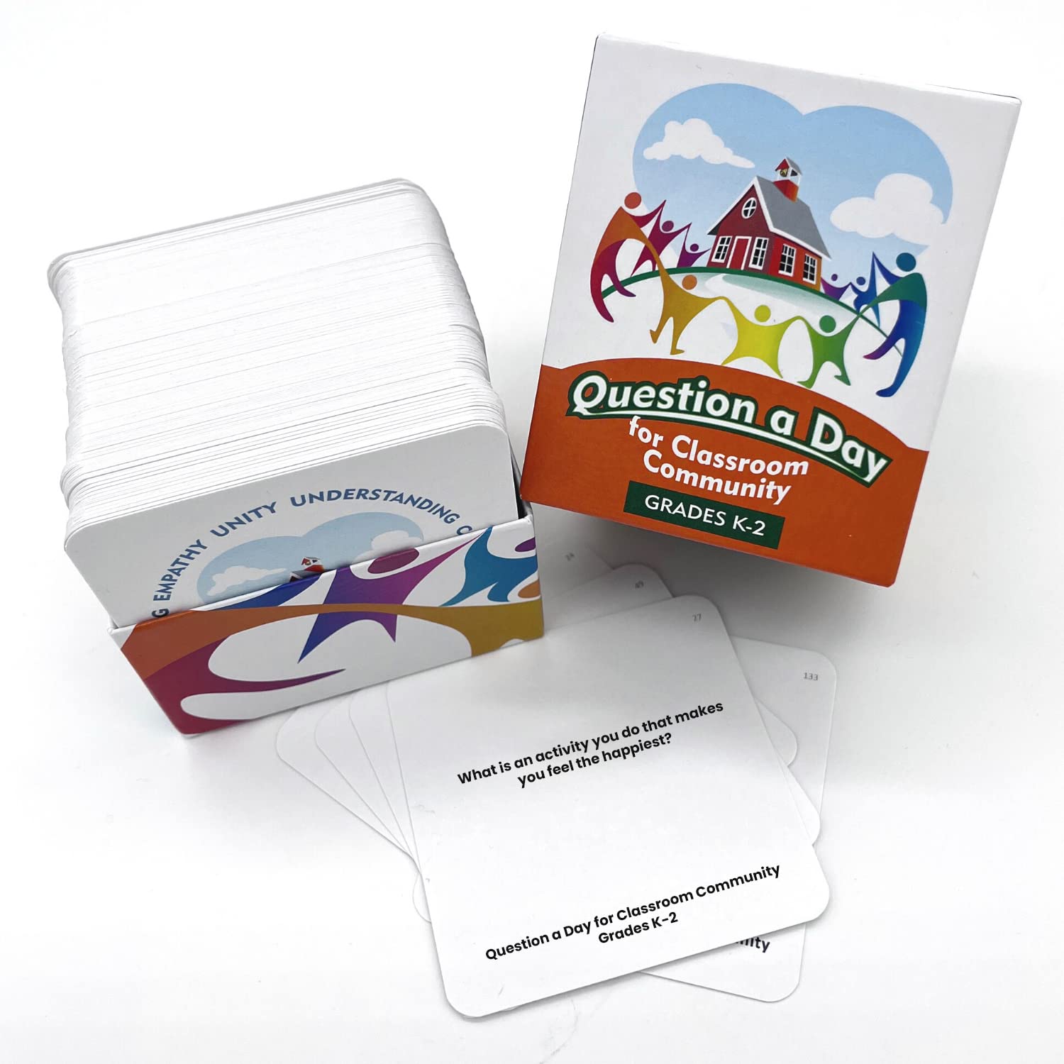 183 Daily Question Cards for Elementary School - Teacher Created Morning Meeting Discussion Chips for Classroom Activities | Writing Prompt Cards for Grades K-2 | Perfect for Icebreakers, Social-Emotional Learning & Student Engagement