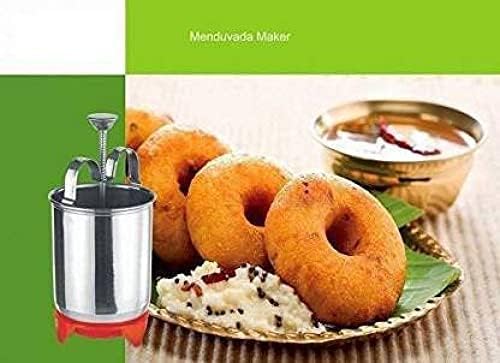 Premium Stainless Steel Medu Vada Maker - Modern Kitchen Tool for Perfect South Indian Snacks - Ideal for Home Cooking, Restaurants & Festive Occasions