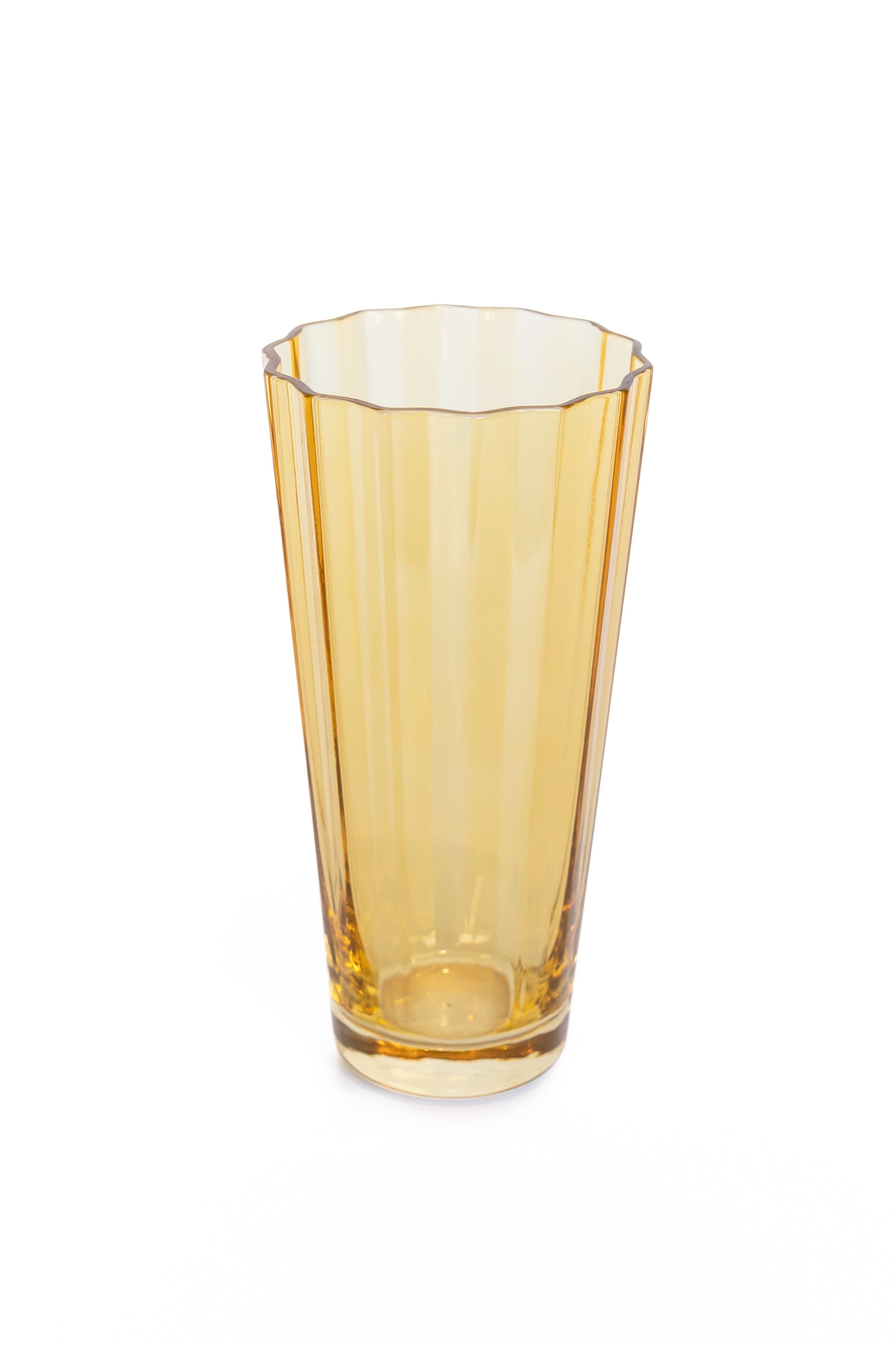 Estelle Colored Sunday Highball Glasses Set of 2 - Vibrant Yellow Cocktail Glasses for Whiskey, Iced Tea & Summer Drinks - Perfect for Home Bars, Parties & Gift Giving