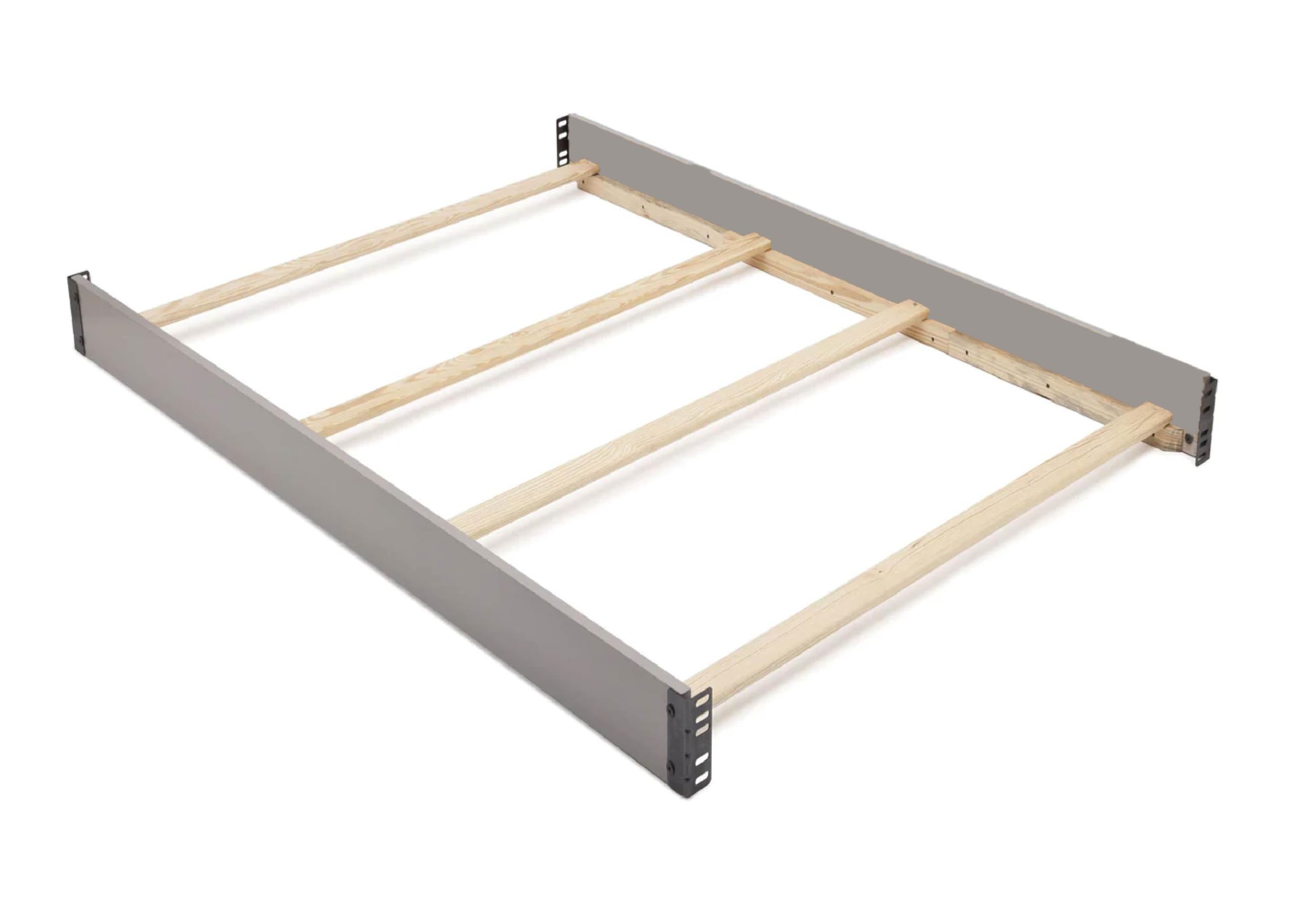 Delta Children Full Size Conversion Kit Bed Rails for Baker & Bakerton Crib - Grey (Model #0050-026) | Safe Toddler to Twin Bed Transition | Perfect for Nursery Room Upgrade
