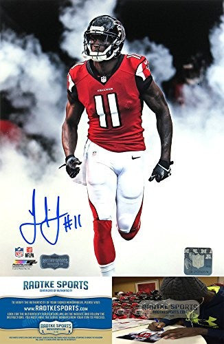 Julio Jones Autographed Atlanta Falcons 8x10 NFL Photo - Signed Memorabilia for Collectors & Fans - Perfect for Man Cave, Sports Room Decor & Gift for Football Enthusiasts