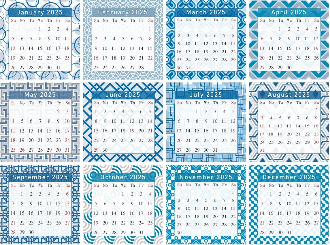 2025 CD-Style Desk Calendar - 12 Month Planner with CD Case Stand | Office Decor, Christmas Gift Idea | Perfect for Work Desk, Home Office & Holiday Gifting (Edition #04)