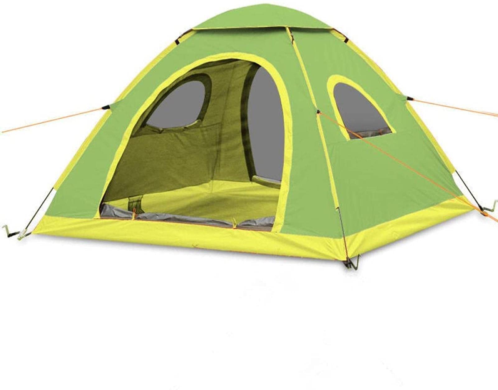 Automatic Pop Up Family Camping Tent - Double Layer Waterproof Portable Tent for Outdoor Adventures (280x200x120cm) | Perfect for Backpacking, Beach Trips & Family Camping