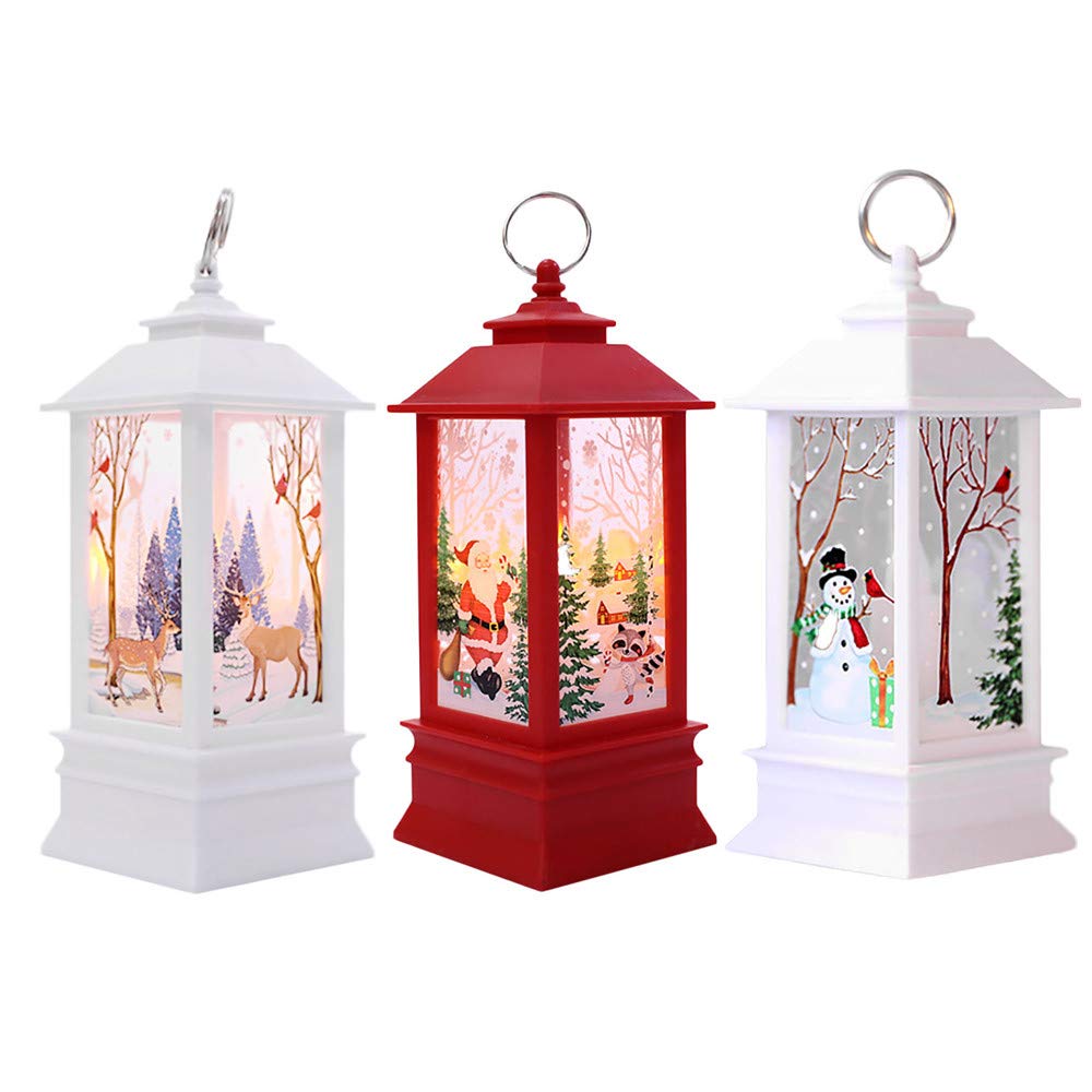 LED Christmas Candle Lights Set with Tea Decorations - Multicolor Battery Operated Flameless Candles for Holiday Decor, Home, Party, Wedding & Christmas Tree Decoration