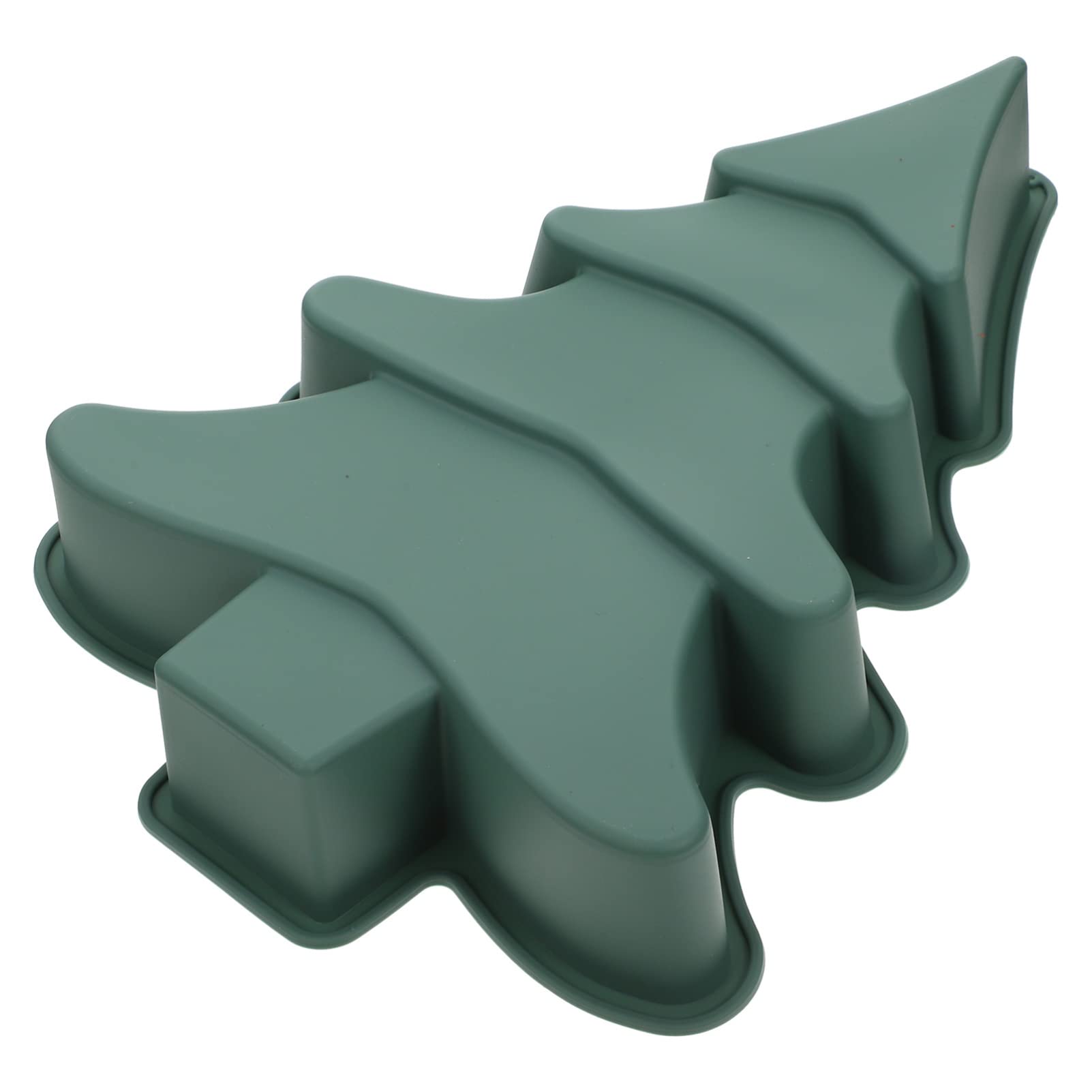 DOITOOL Christmas Tree Cake Pan - Non-Stick Silicone Baking Mold for Holiday Parties, Green Chocolate Cake Molds | Perfect for Christmas Desserts, Cupcakes & Holiday Baking