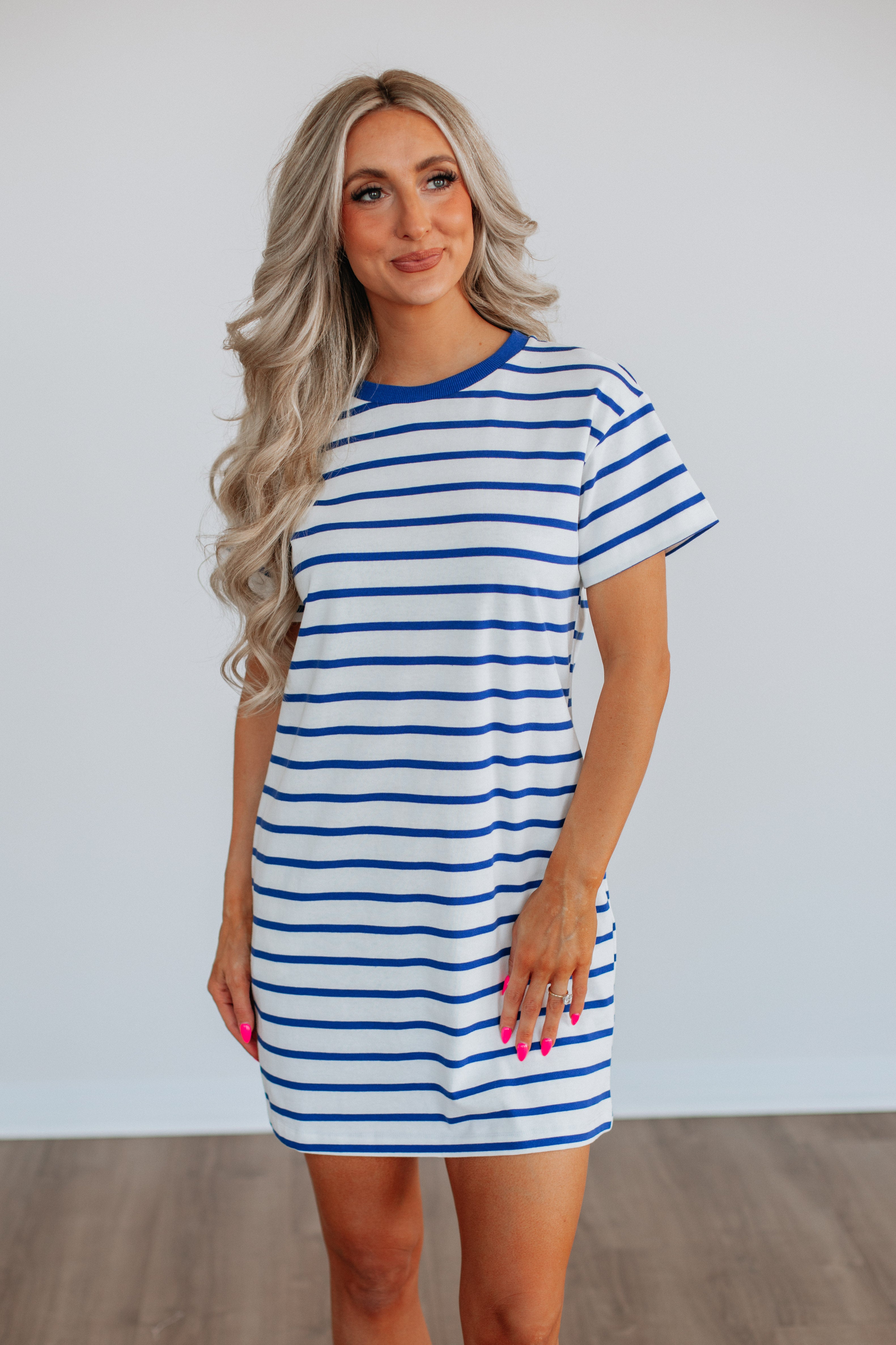 Charlie Striped Dress for Women - Flowy Summer Midi Dress with Pockets | Perfect for Beach, Vacation & Casual Outings