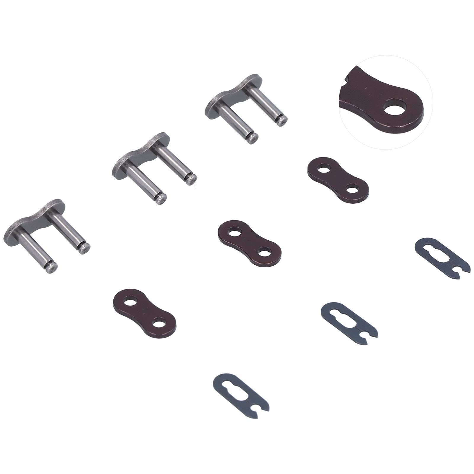 High-Quality 530H Steel Alloy Bike Chain Link for ATV Motorcycle & Dirt Bike - Durable Chain Joint for Off-Road Riding & Racing Performance