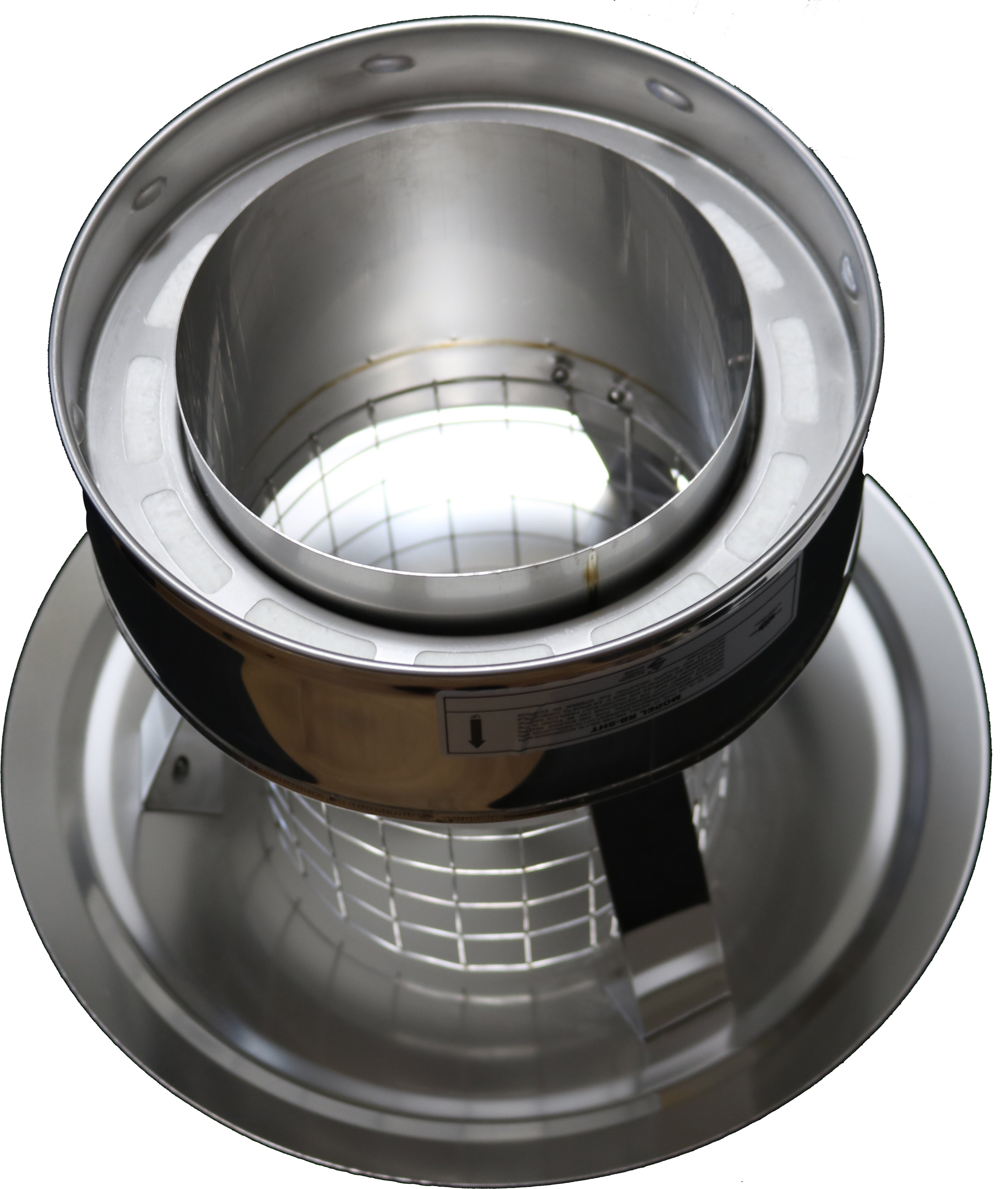AllFuelHST Flat Top Chimney Cap - 6 Inch Inner Diameter Stainless Steel Chimney Cover for Wood Stove, Fireplace & Vent Pipe - Weatherproof Protection for Rain, Snow & Animals (Outdoor Use)