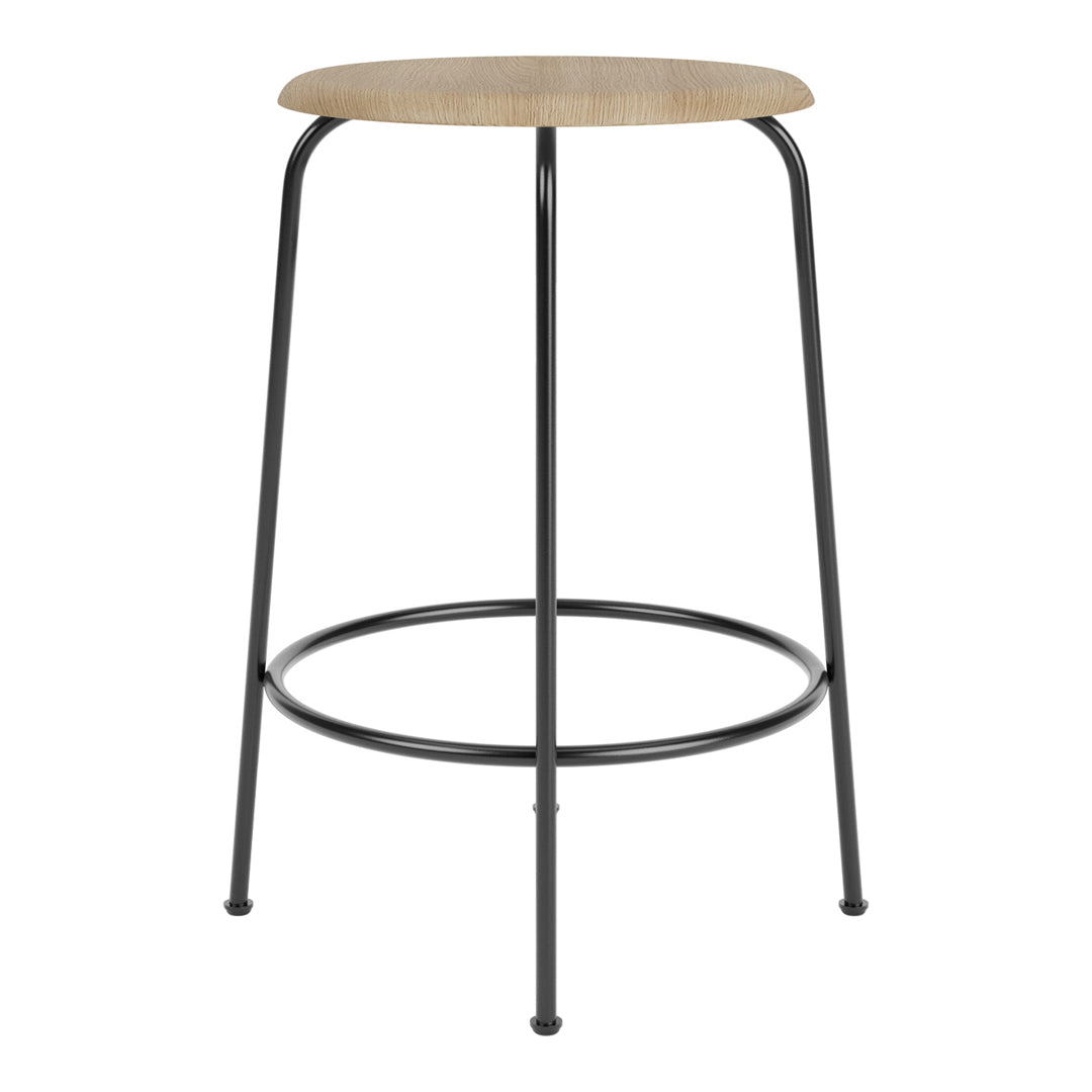Afteroom Modern Counter Stool - Adjustable Height Bar Stool for Kitchen Island, Breakfast Nook & Home Decor - Scandinavian Design with Metal Frame and Comfortable Seat