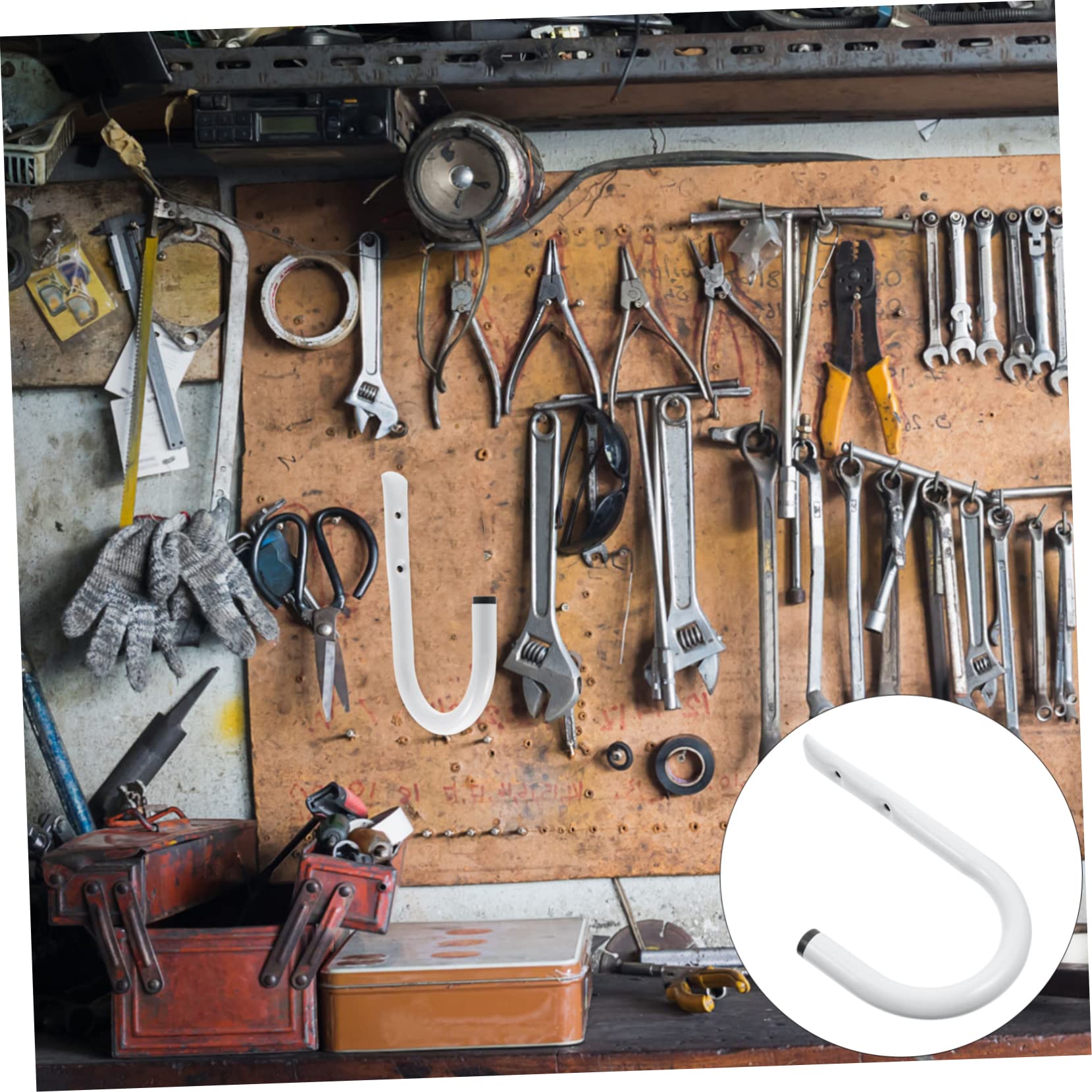 CANIGHT Heavy Duty Garage Hooks - Utility Wall Hooks for Ladder, Bike & Tool Storage - Durable Garage Organization Hooks for Home, Workshop & Garage Storage Solutions